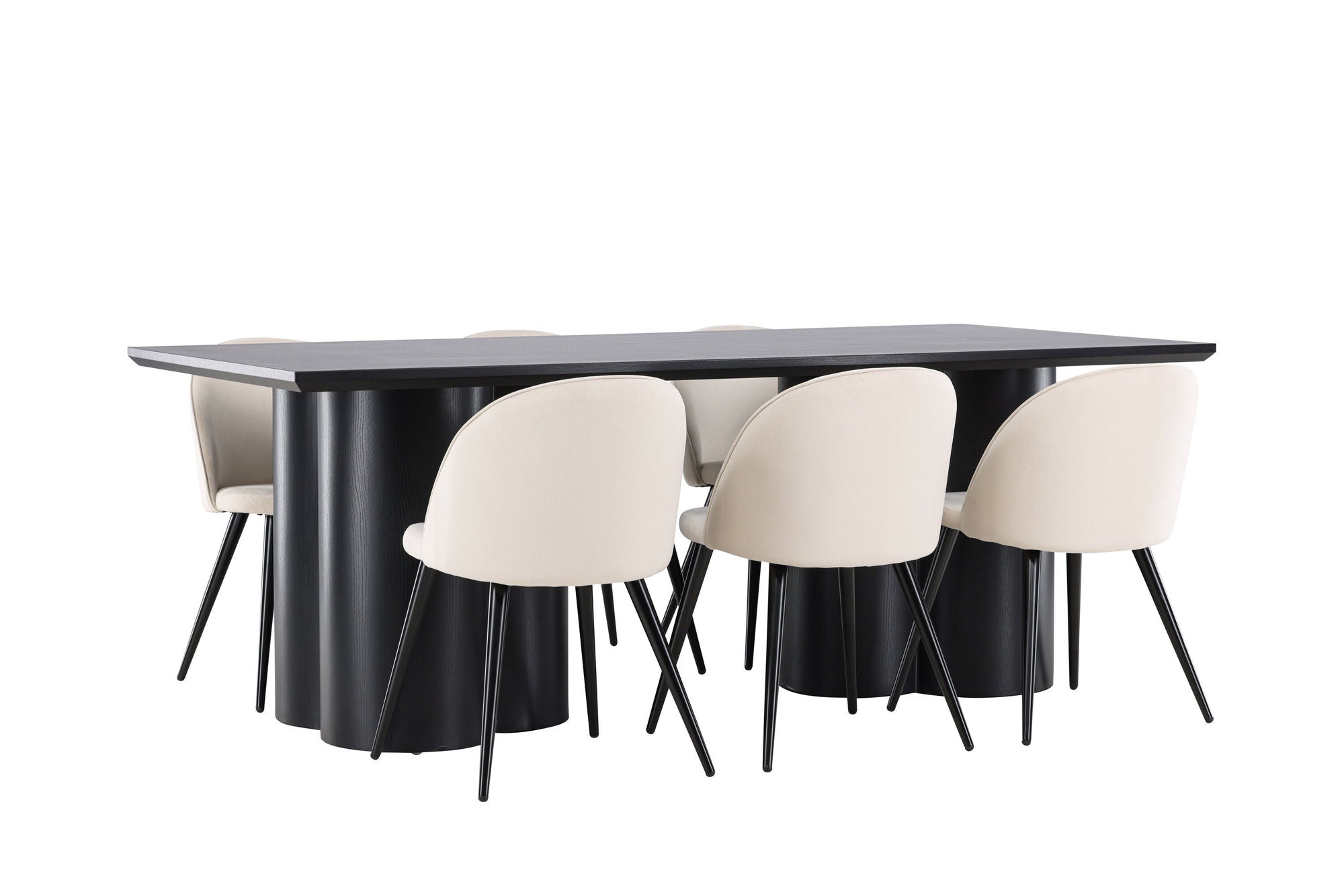 Venture Home Olivia spisebord with Velvet Spisebordsstol