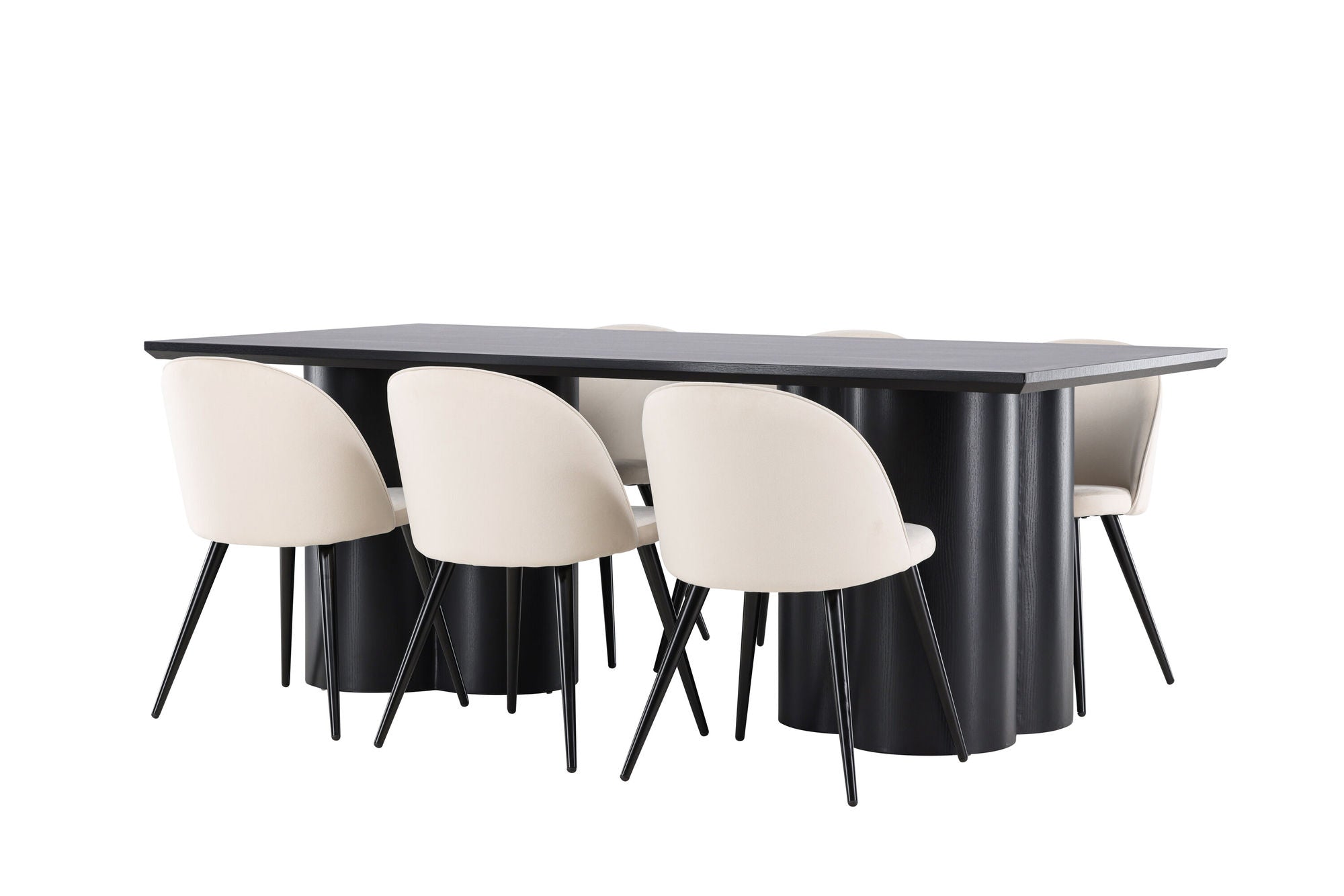 Venture Home Olivia spisebord with Velvet Spisebordsstol