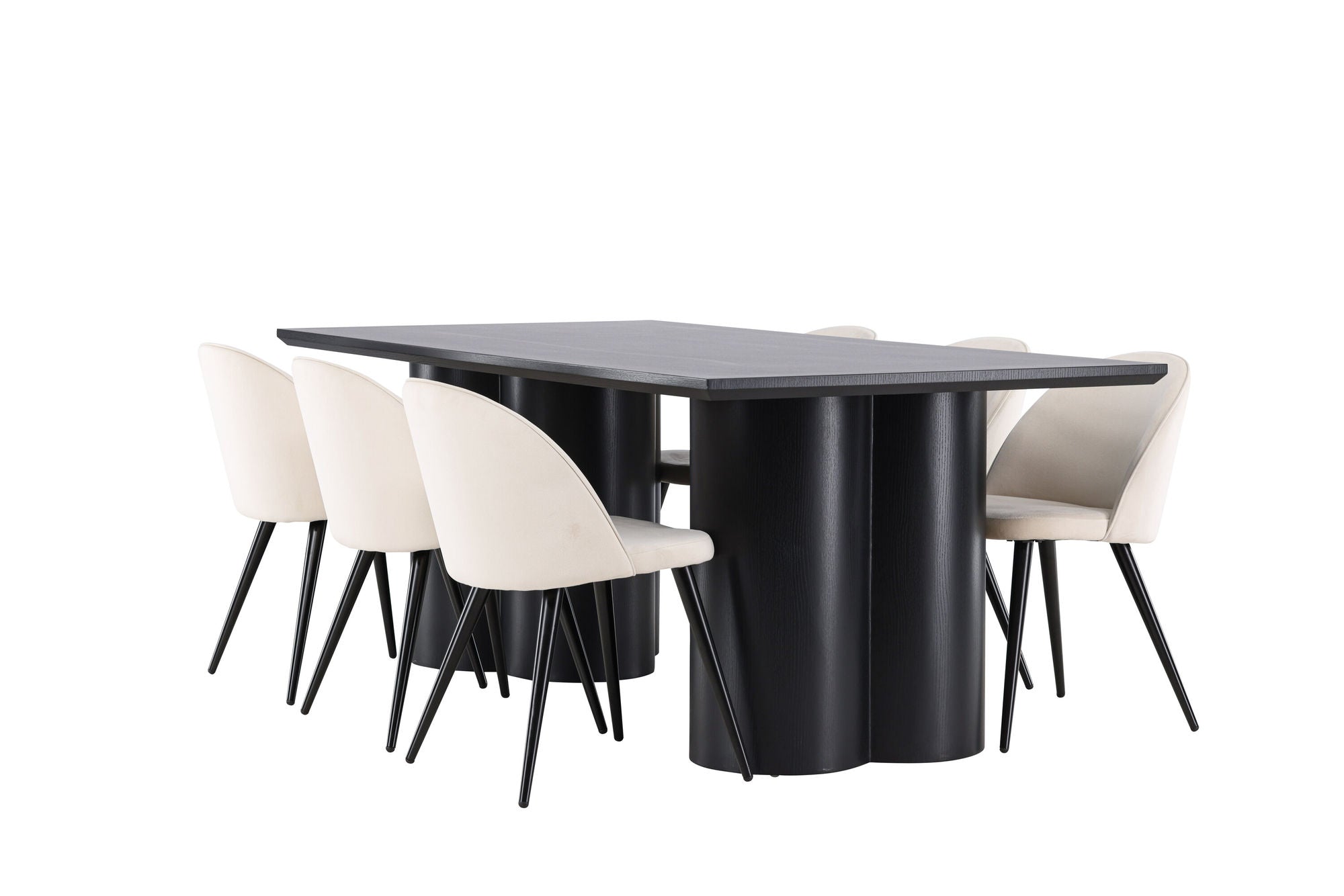 Venture Home Olivia spisebord with Velvet Spisebordsstol