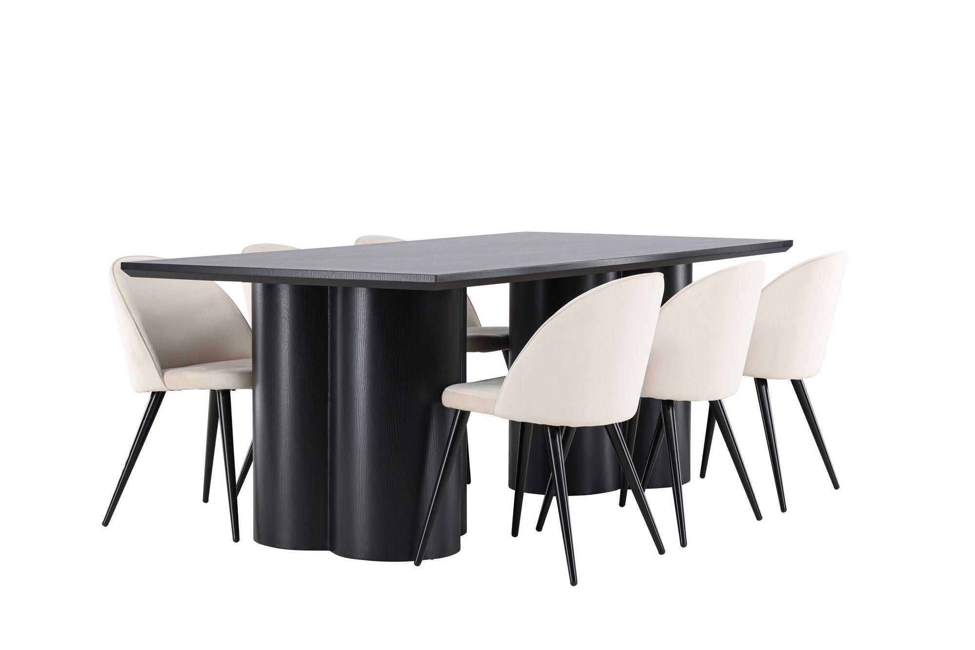 Venture Home Olivia spisebord with Velvet Spisebordsstol
