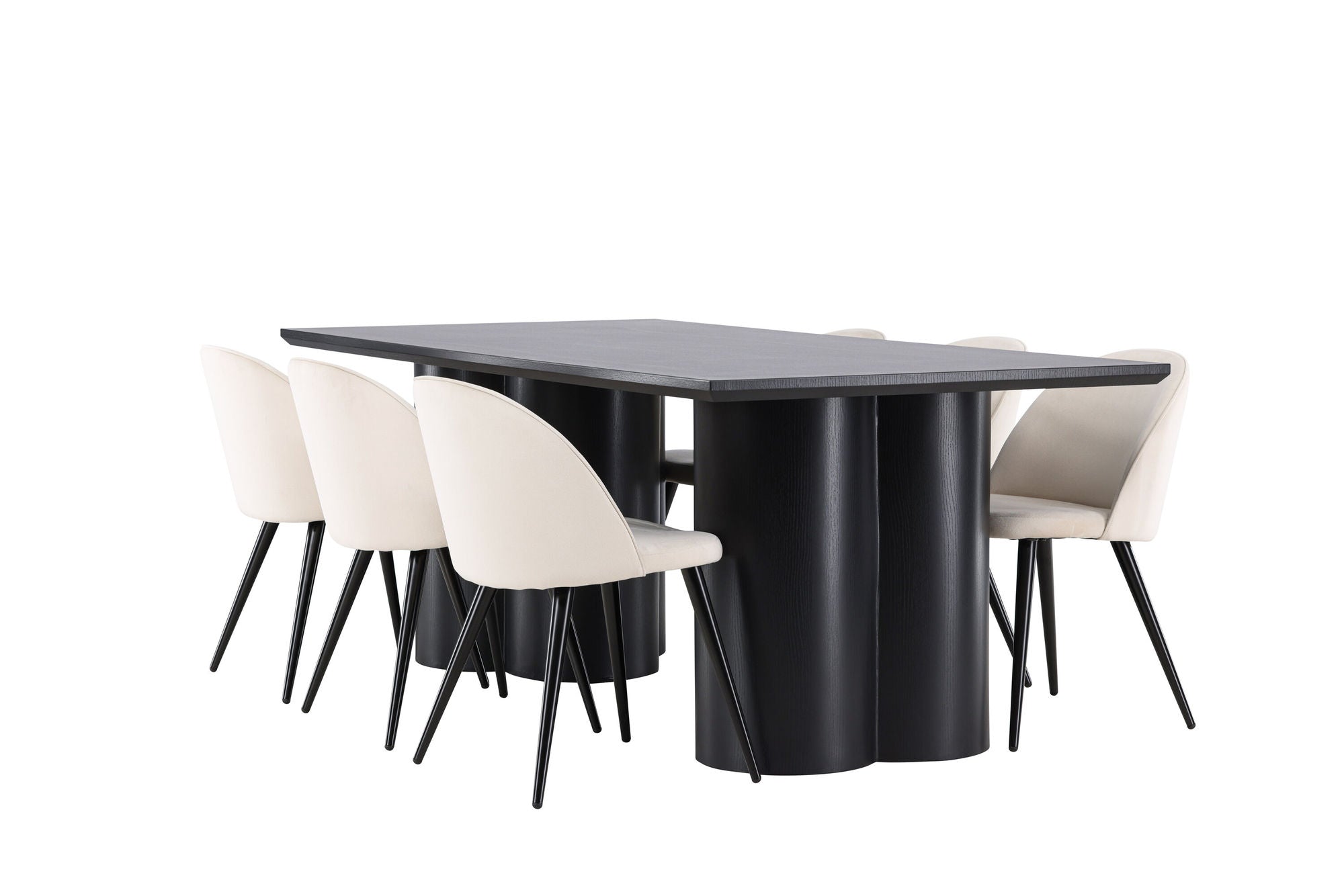 Venture Home Olivia spisebord with Velvet Spisebordsstol