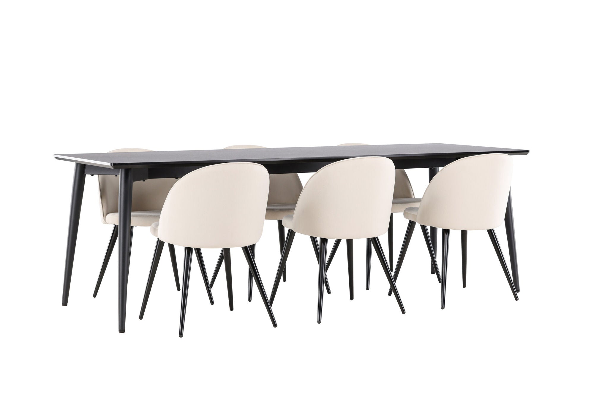 Venture Home Ellis spisebord with Velvet Spisebordsstol