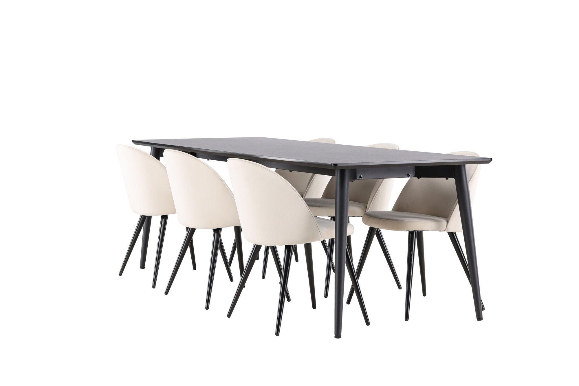 Venture Home Ellis spisebord with Velvet Spisebordsstol