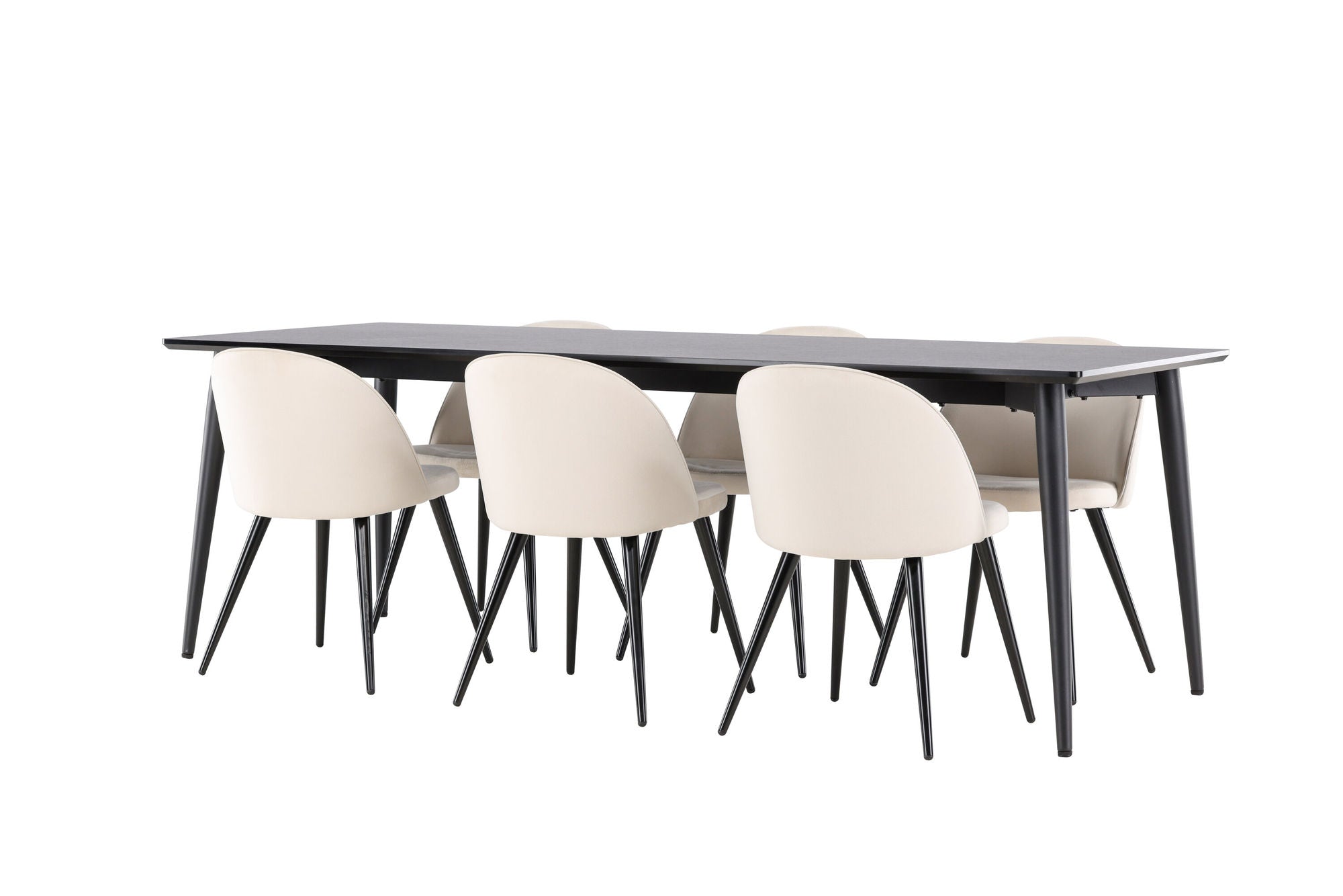 Venture Home Ellis spisebord with Velvet Spisebordsstol