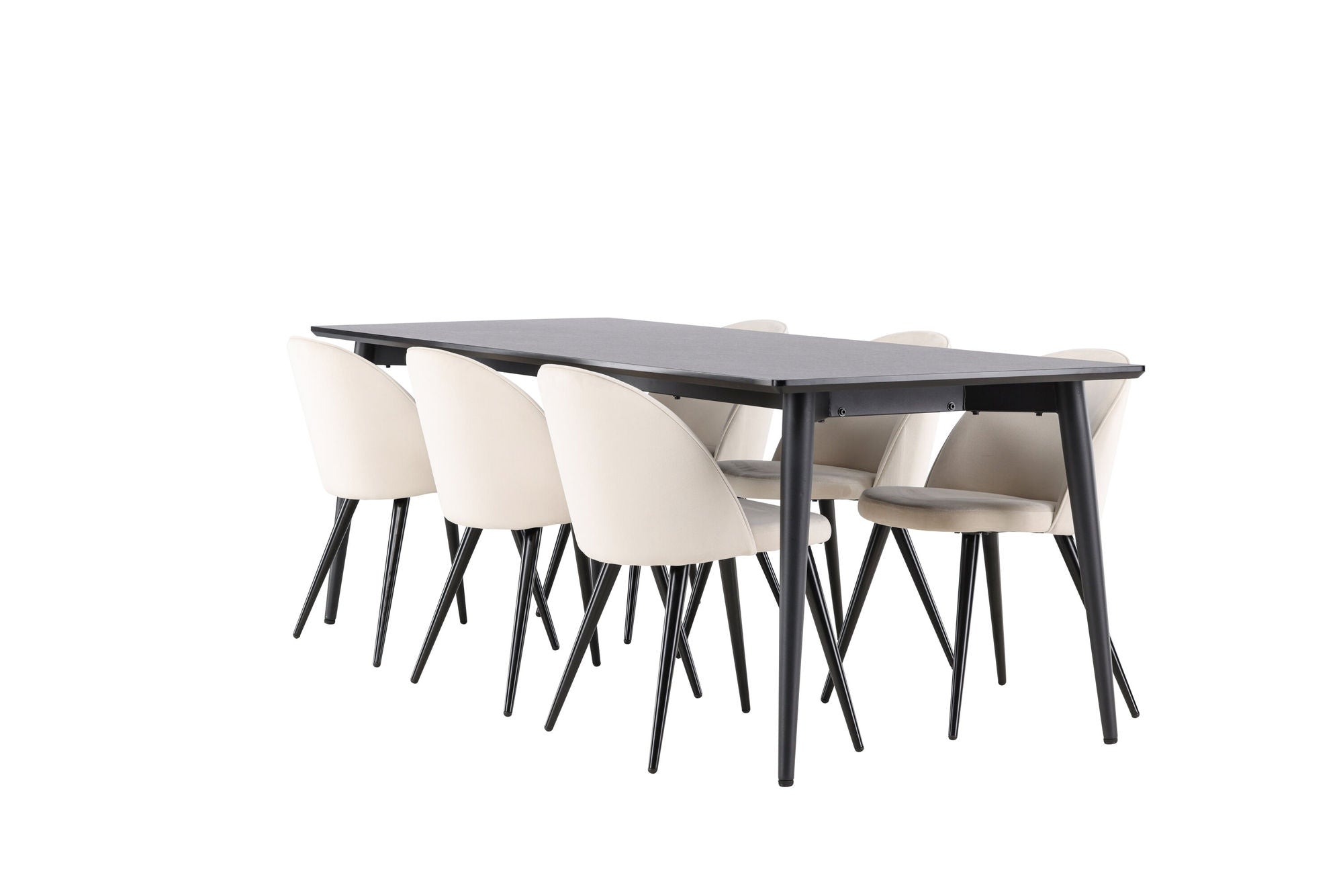 Venture Home Ellis spisebord with Velvet Spisebordsstol