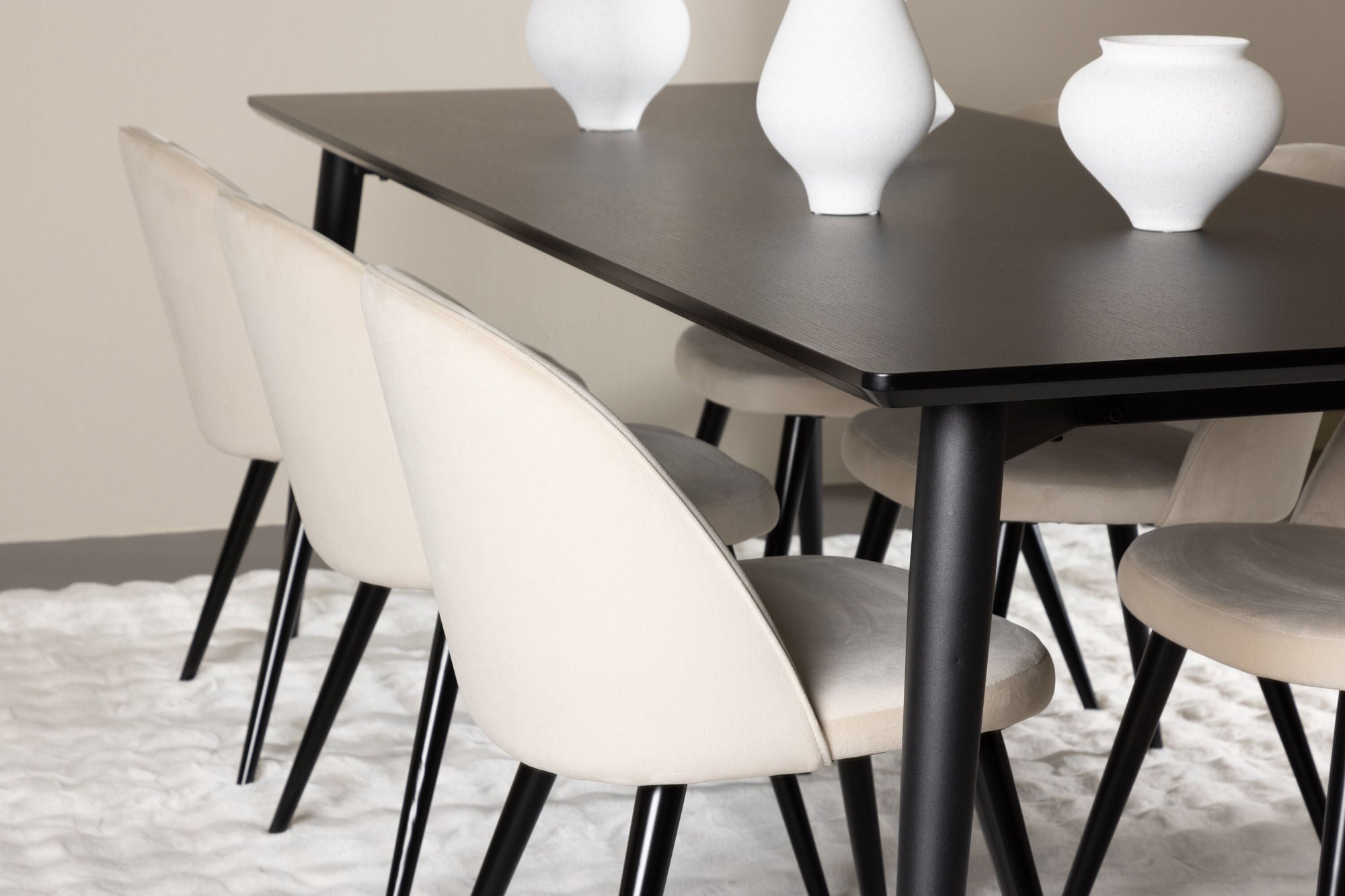 Venture Home Ellis spisebord with Velvet Spisebordsstol