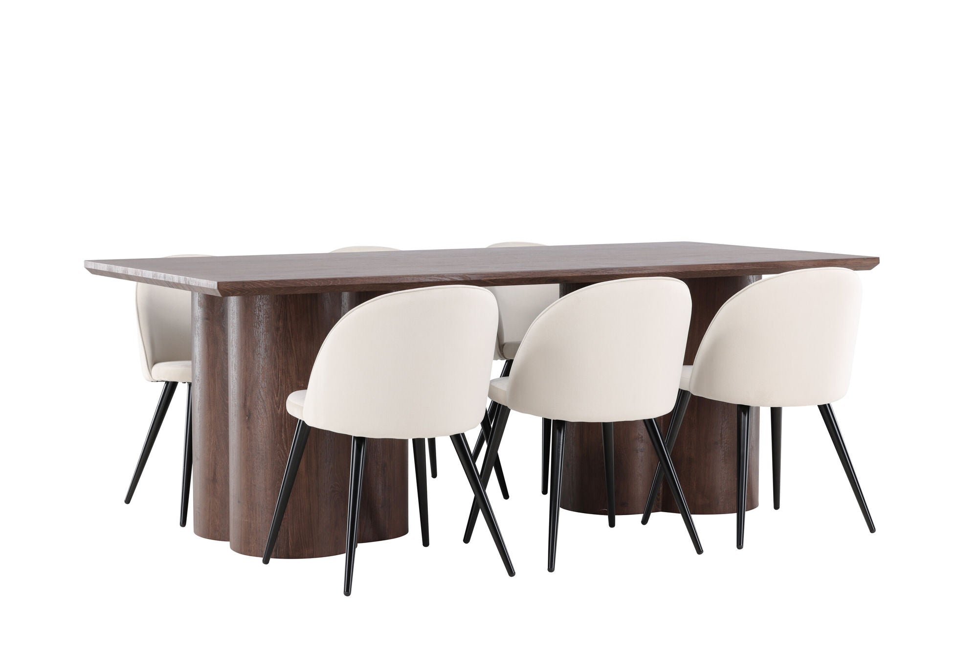 Venture Home Olivia spisebord with Velvet Spisebordsstol