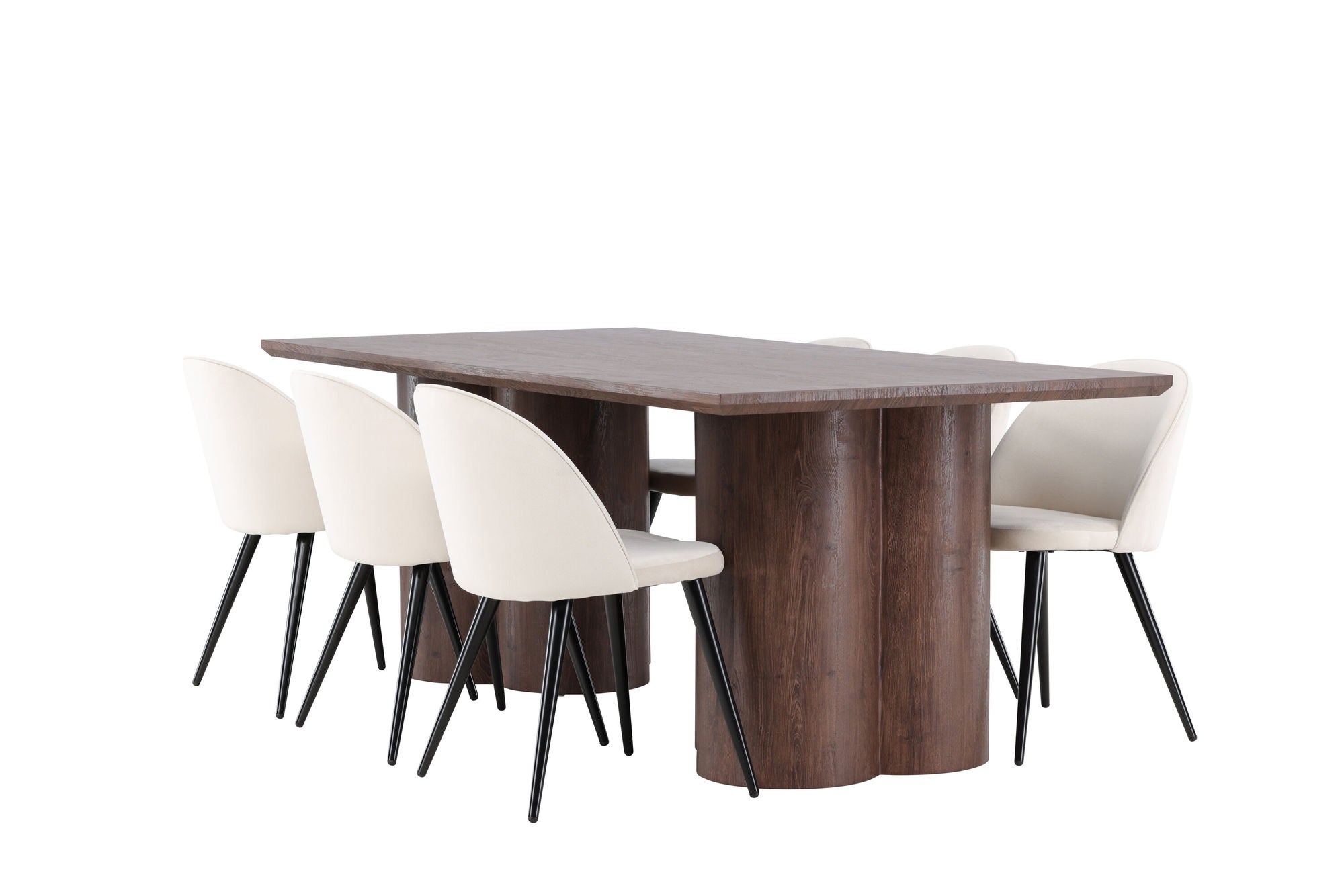 Venture Home Olivia spisebord with Velvet Spisebordsstol