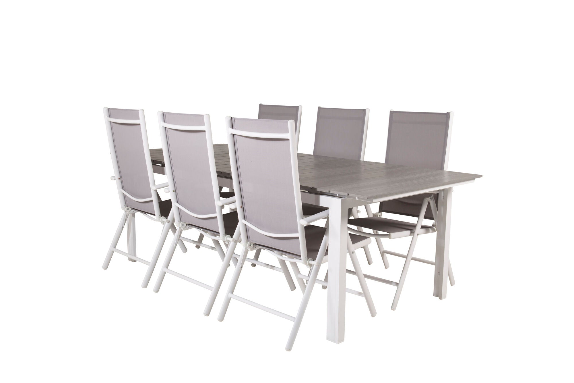 Venture Home Levels bord 229/310 - White/Grey - Break 5:pos stol - White/Grey 6