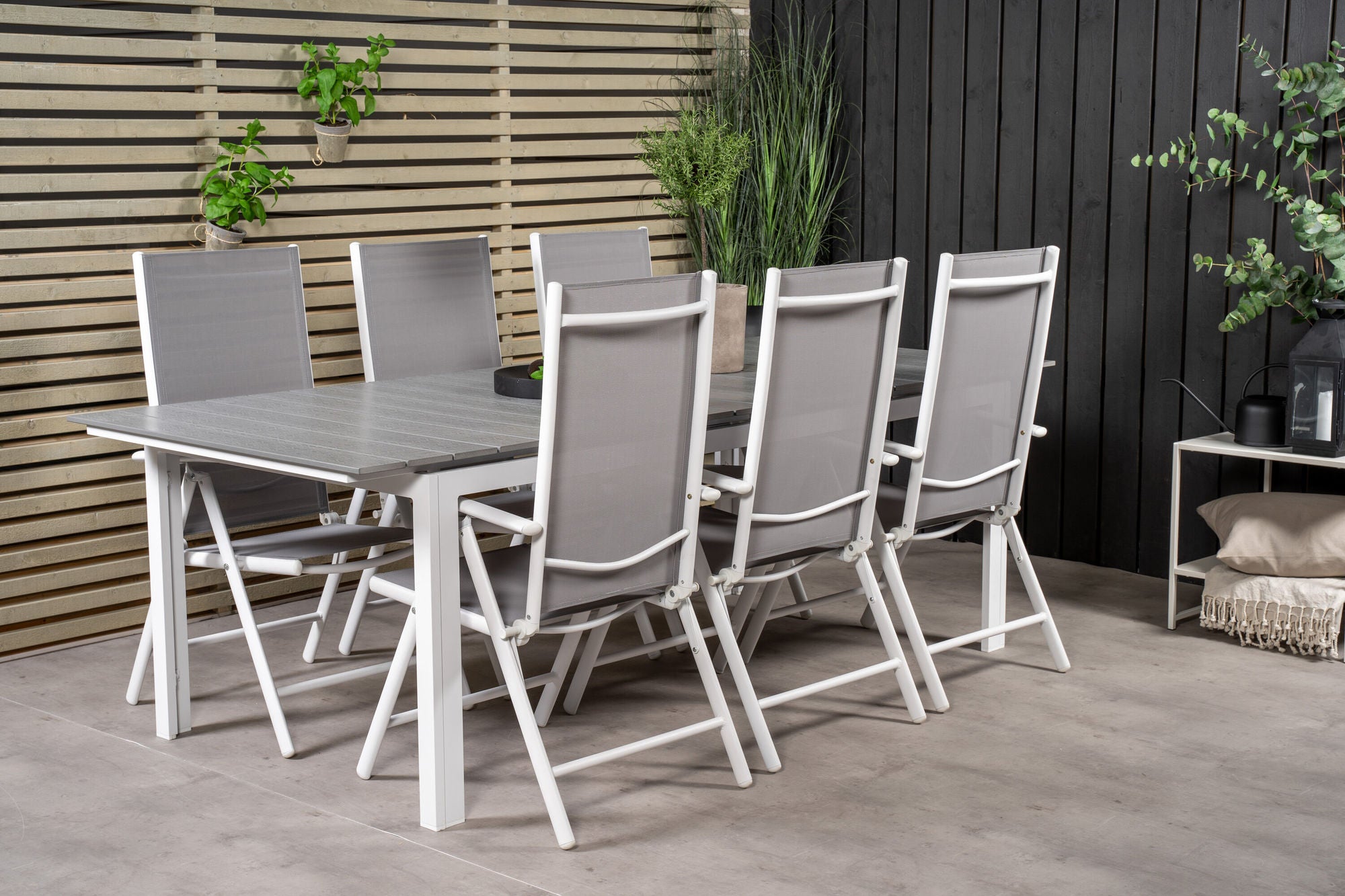 Venture Home Levels bord 229/310 - White/Grey - Break 5:pos stol - White/Grey 6
