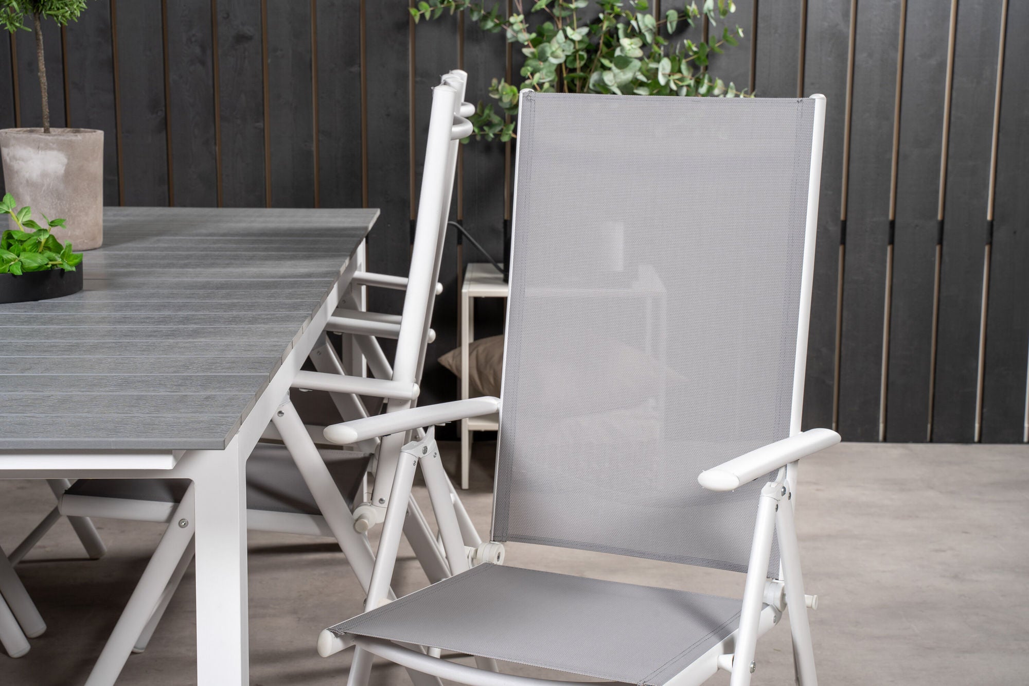 Venture Home Levels bord 229/310 - White/Grey - Break 5:pos stol - White/Grey 6