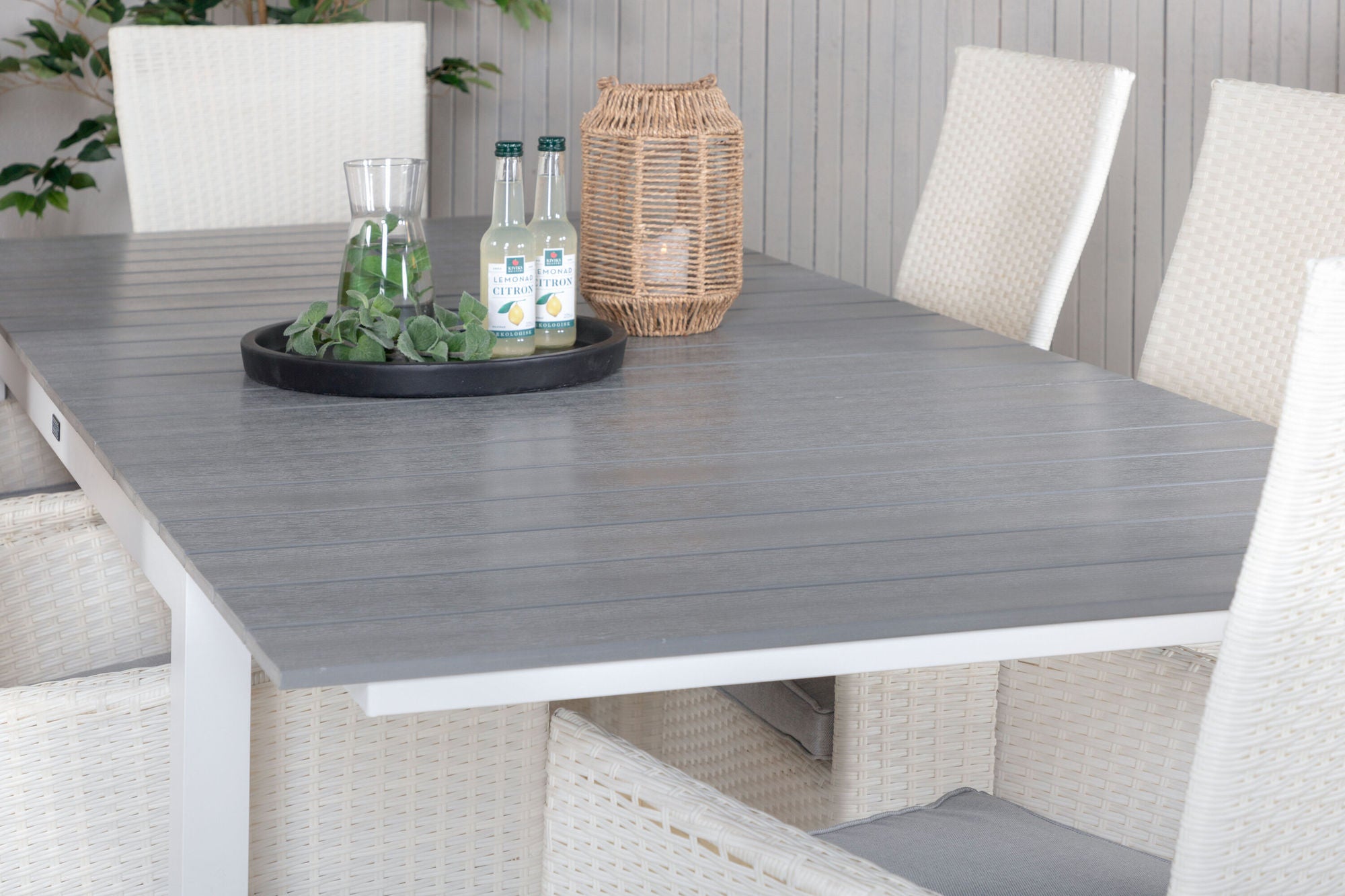 Venture Home Levels bord 160/240 - White/Grey - Padova stol (Recliner) - White/Grey 6