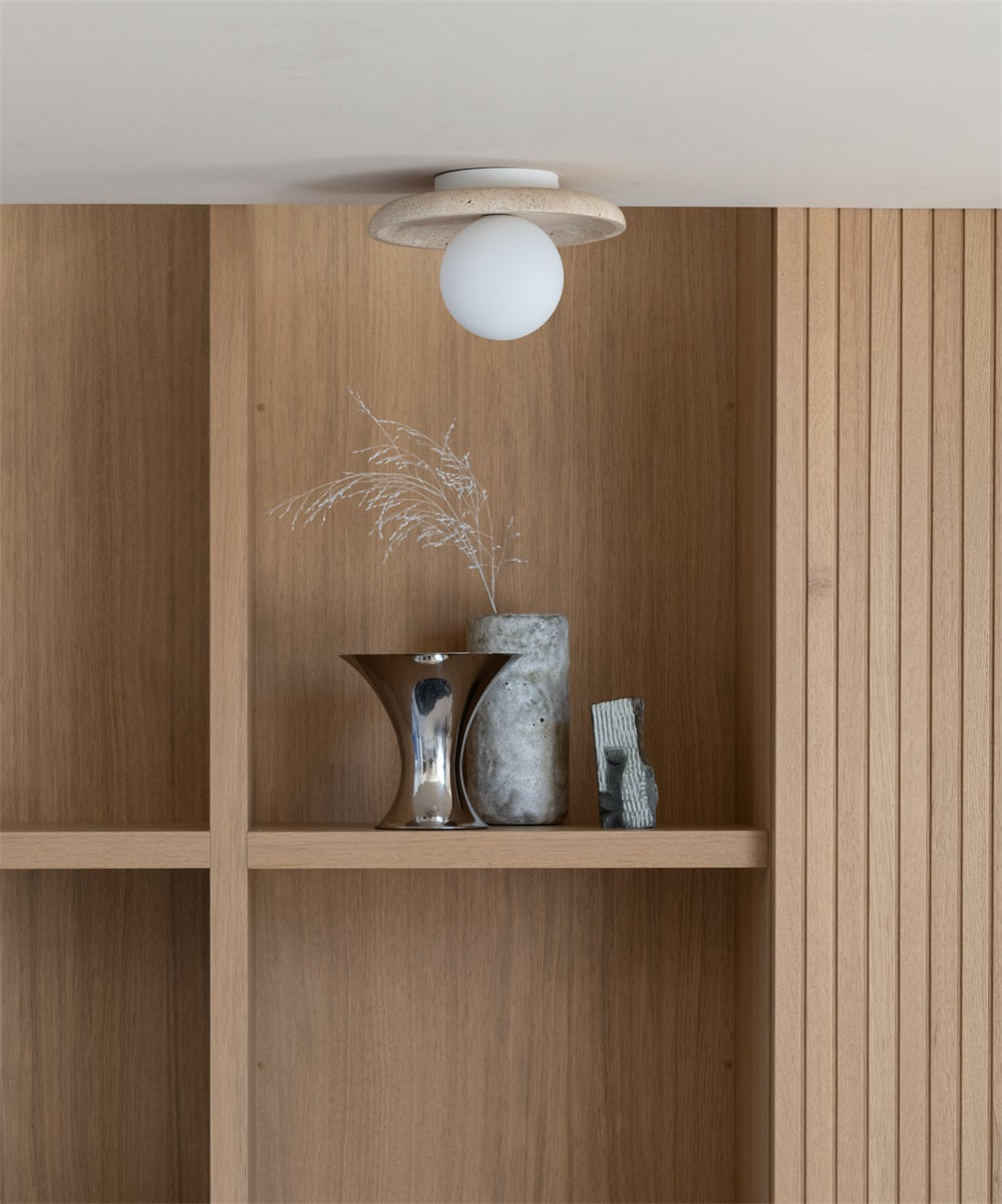 Tivoli dia.25cm disc, Hvid, loftlampe
