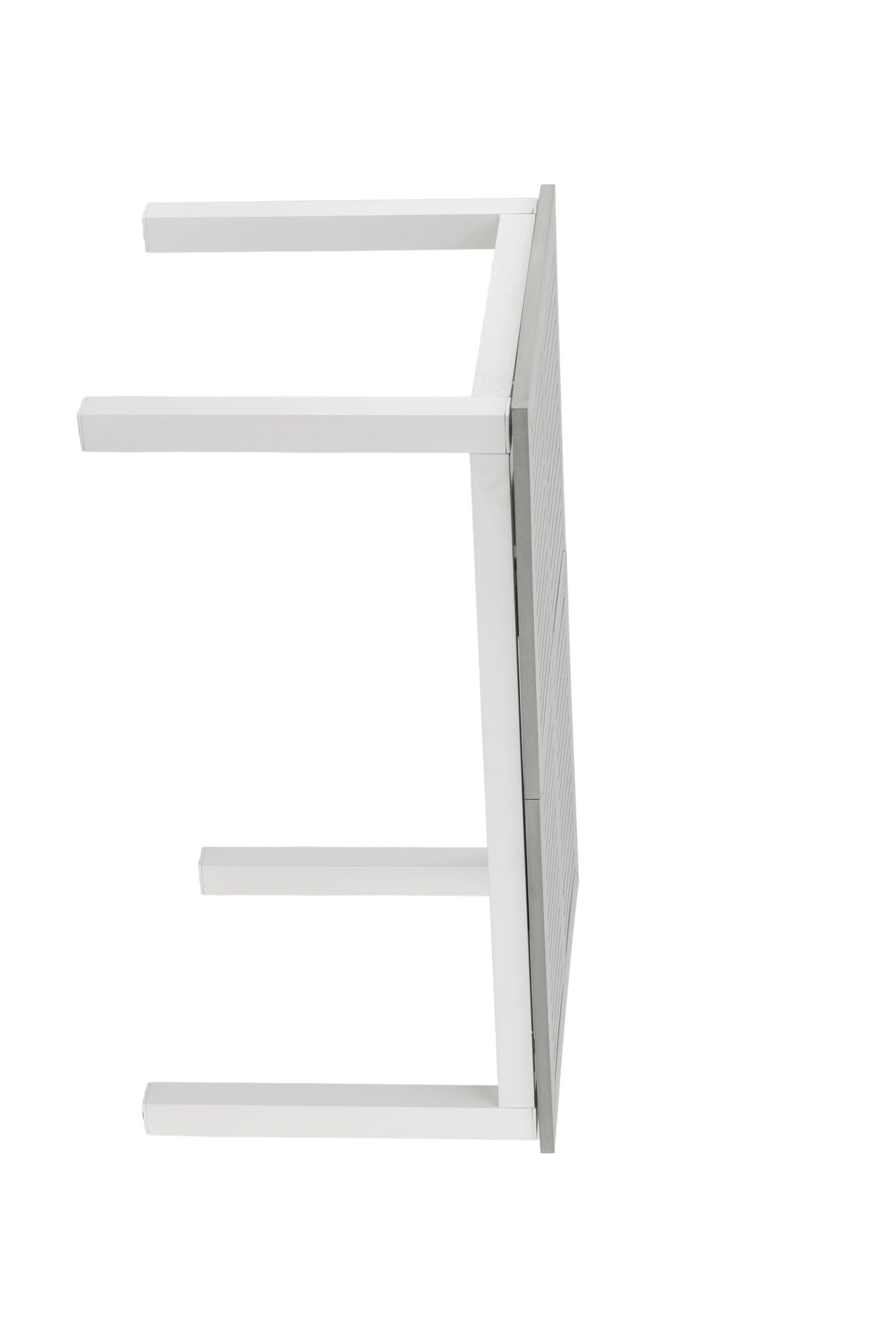 Venture Home Albany bord - 152/210 - White/Grey