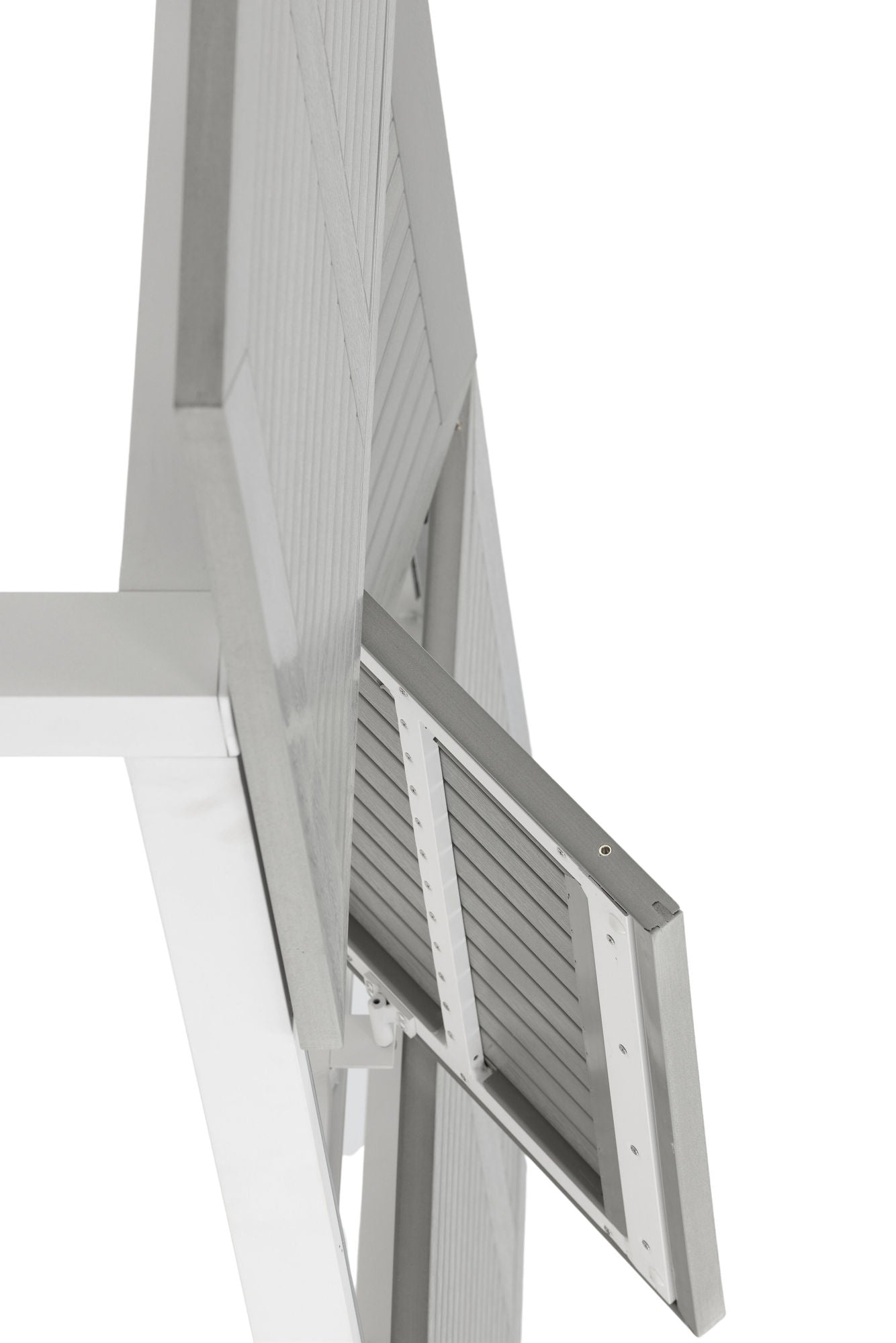 Venture Home Albany bord - 152/210 - White/Grey