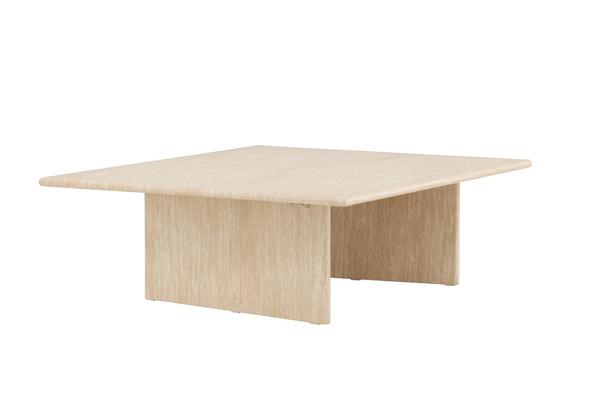 Vind Skagen Sofa bord 100x120 - Travertine look / FSC 100%