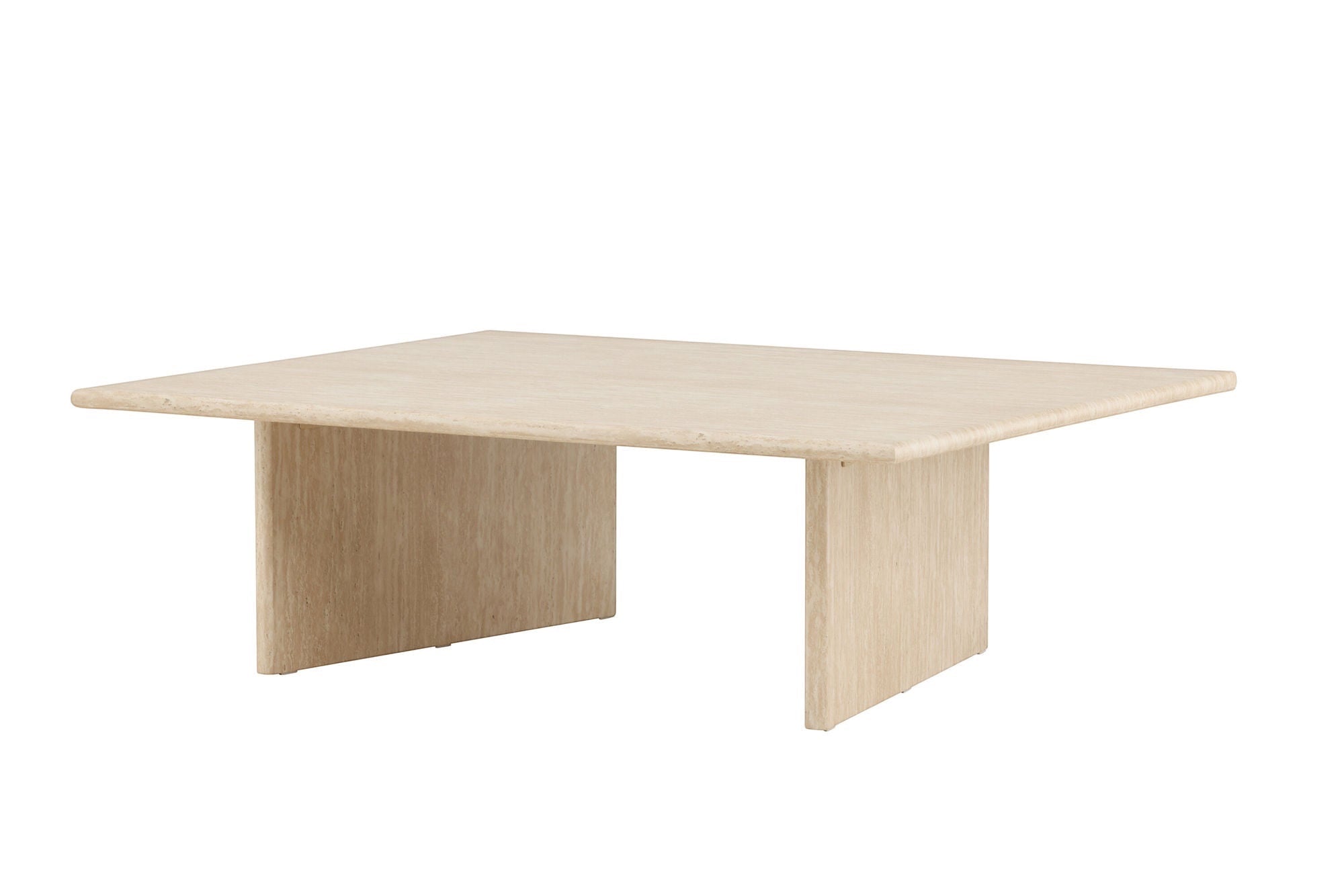 Vind Skagen Sofa bord 100x120 - Travertine look / FSC 100%