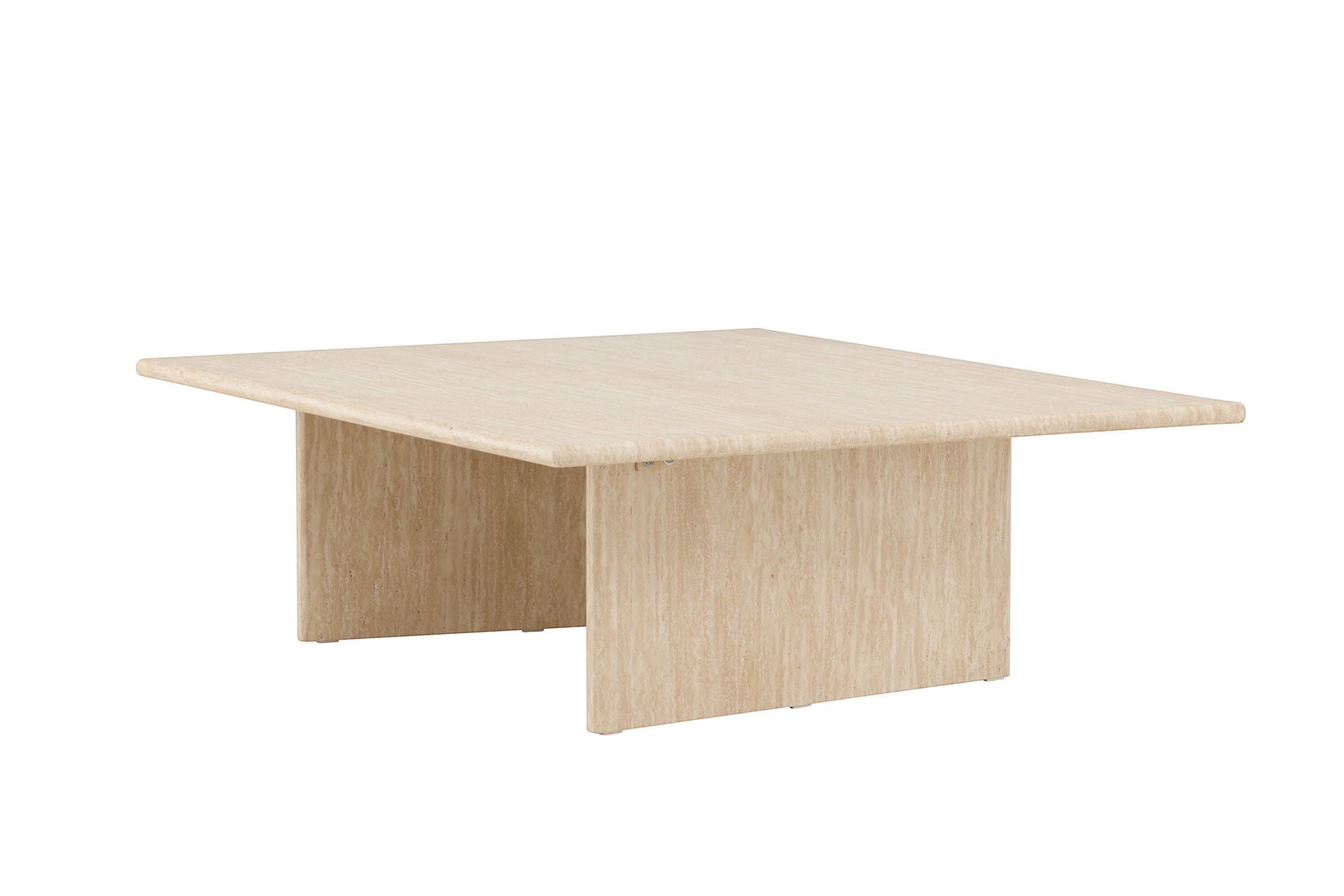 Vind Skagen Sofa bord 100x120 - Travertine look / FSC 100%