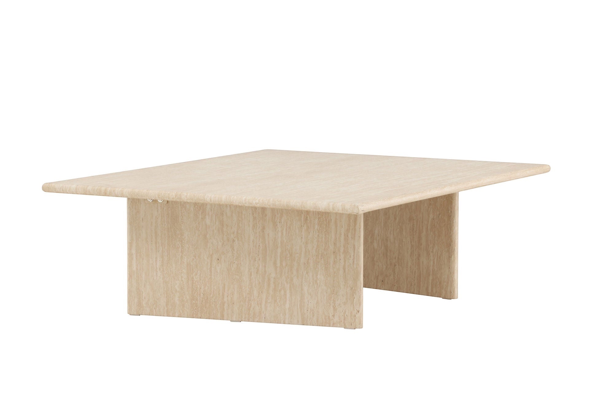 Vind Skagen Sofa bord 100x120 - Travertine look / FSC 100%
