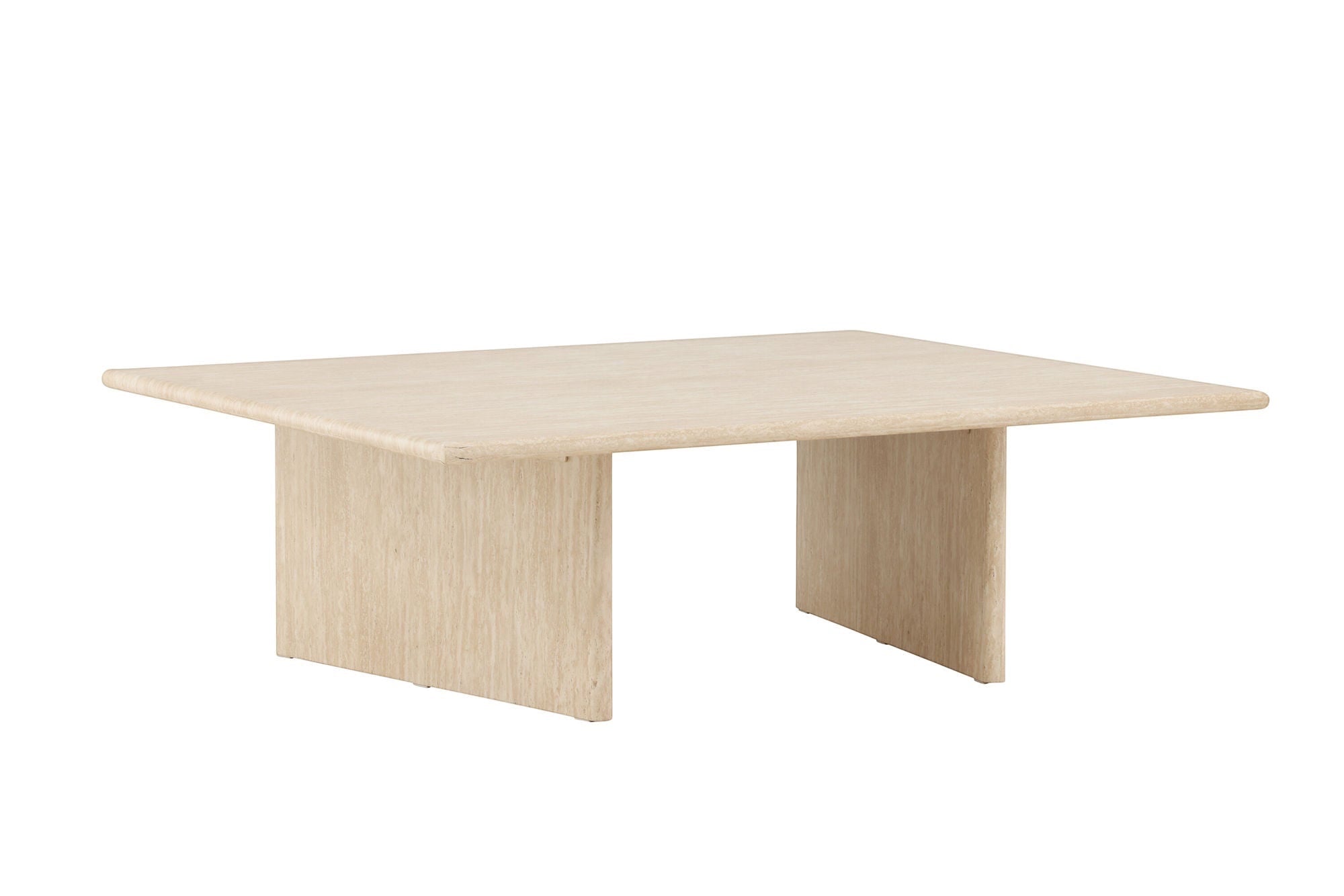 Vind Skagen Sofa bord 100x120 - Travertine look / FSC 100%