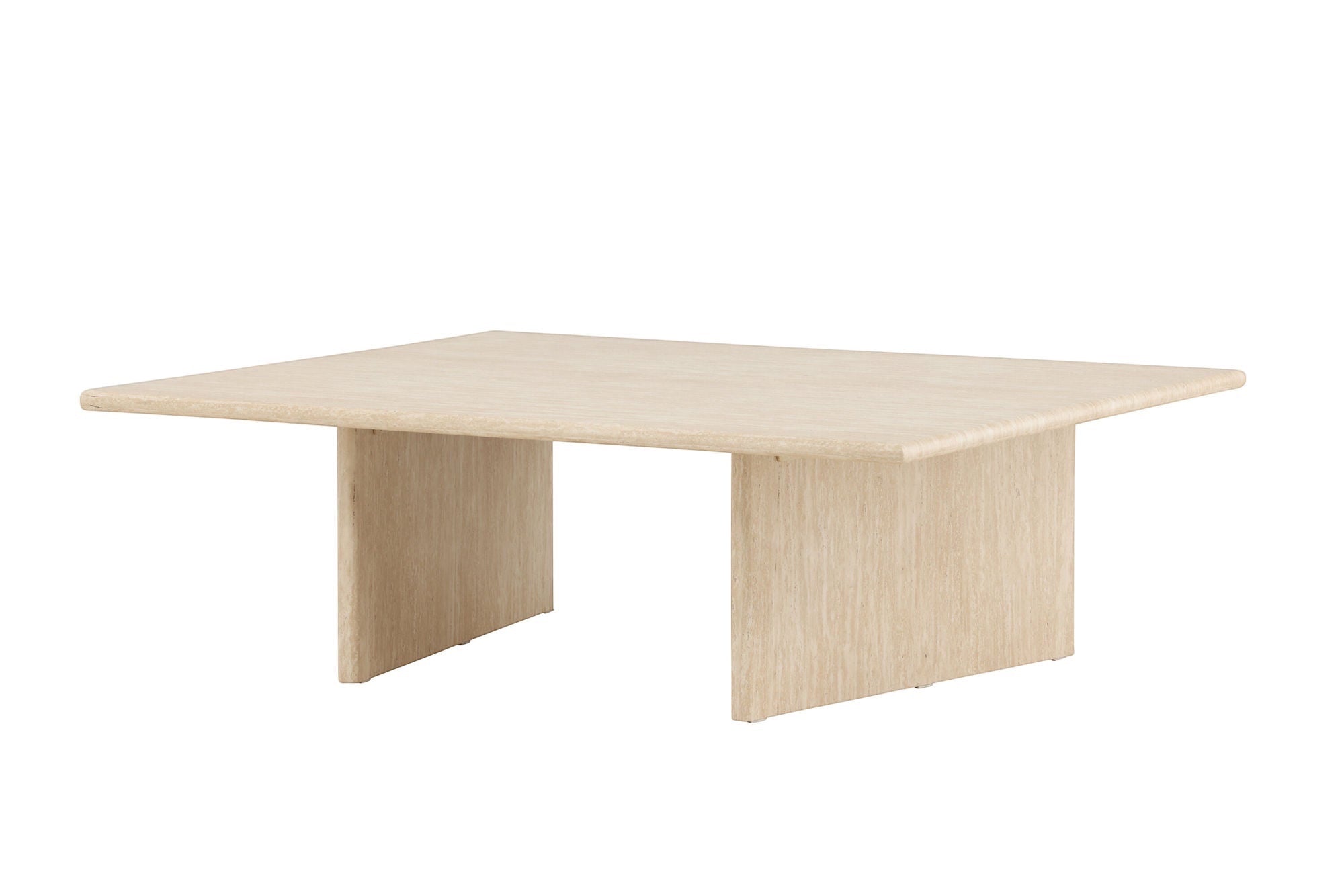 Vind Skagen Sofa bord 100x120 - Travertine look / FSC 100%