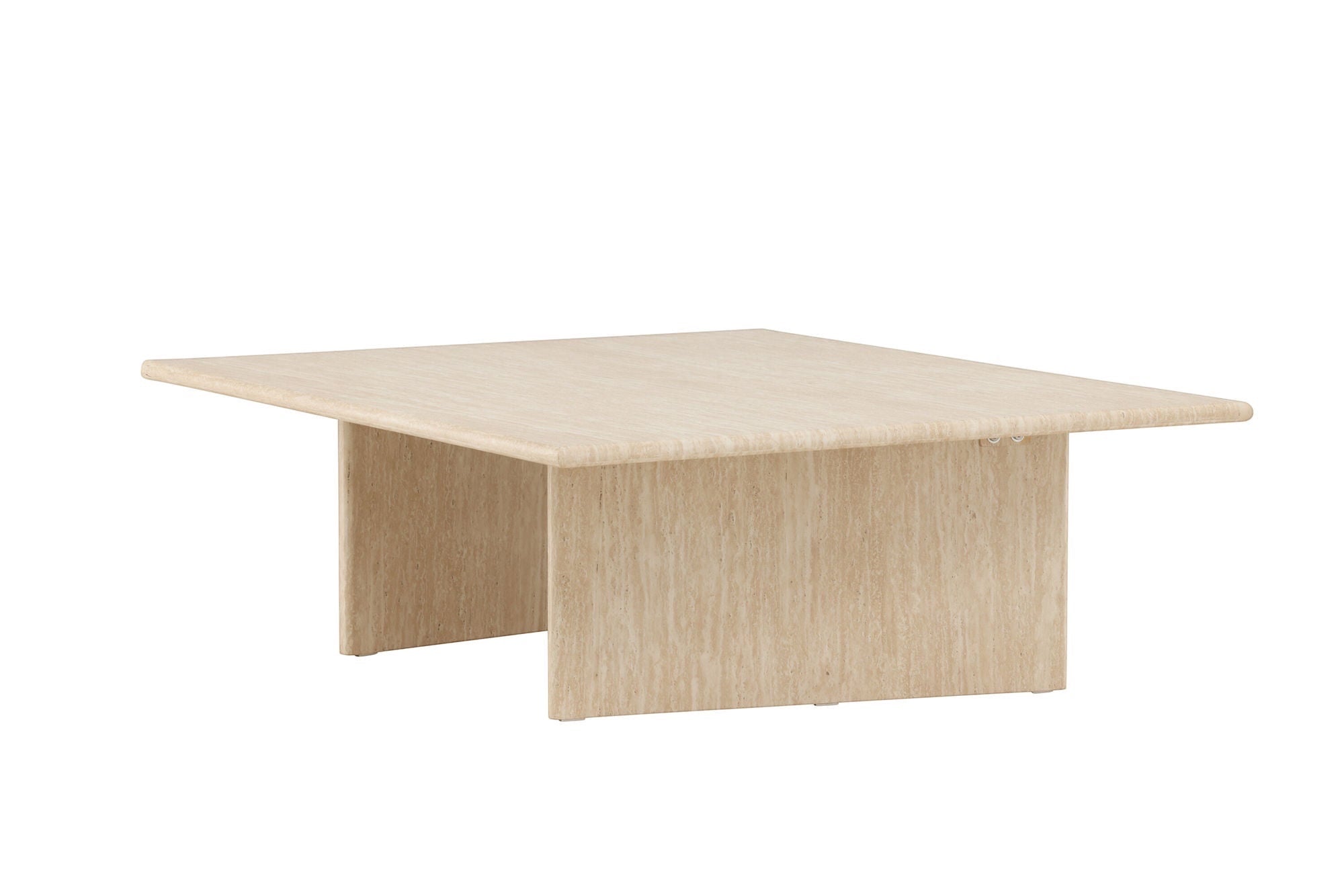 Vind Skagen Sofa bord 100x120 - Travertine look / FSC 100%