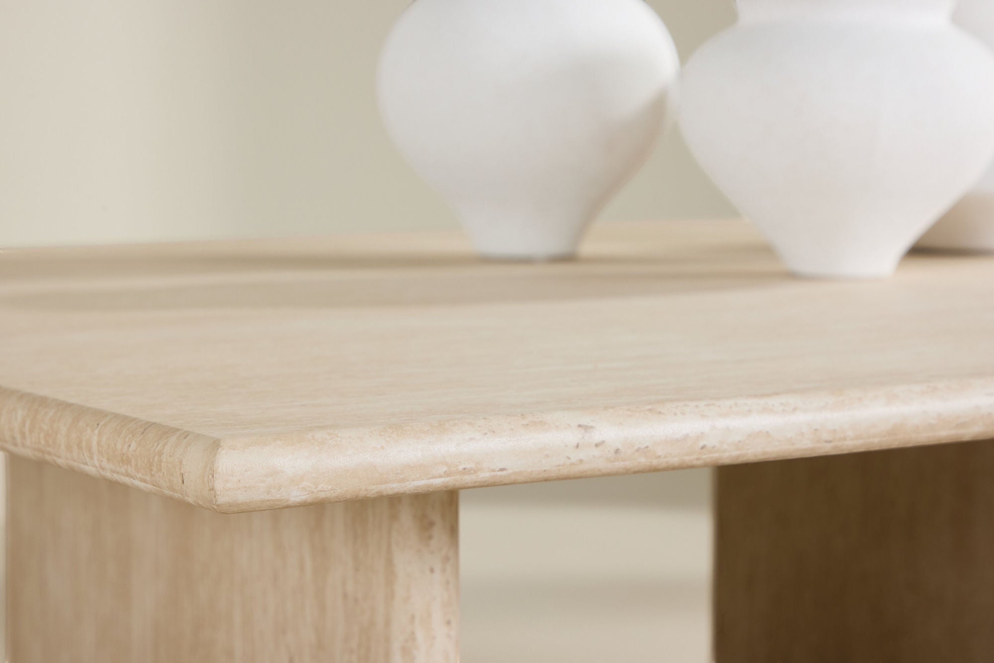 Vind Skagen Sofa bord 100x120 - Travertine look / FSC 100%
