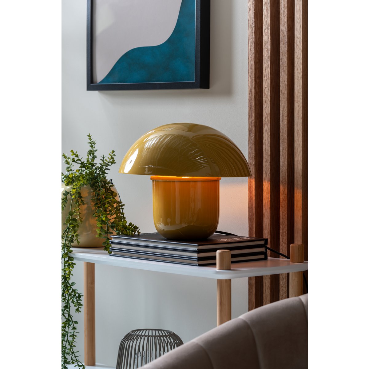 Bordlampe fat mushroom