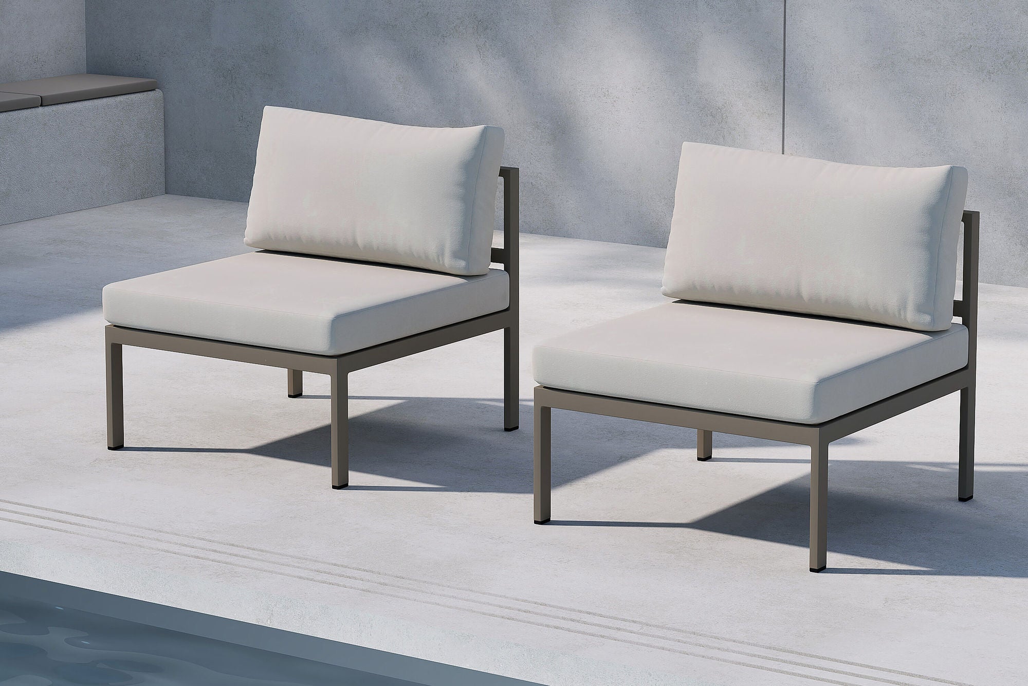 Venture Home Copacabana Sofa Module Middle - Brown / Beige