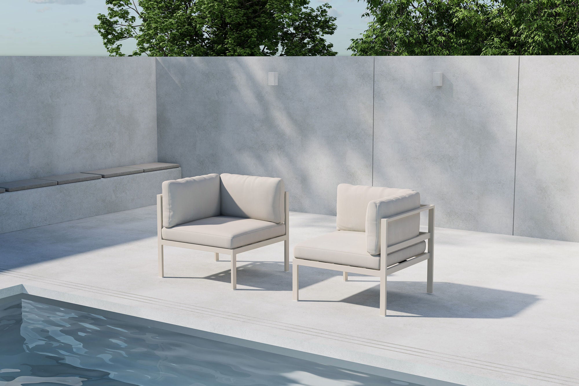 Venture Home Copacabana Sofa Module hjørne - Beige / Beige