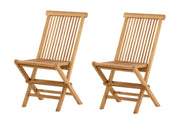 Venture Home Kenya Folding stol W/O Armrest 2-pack - Teak