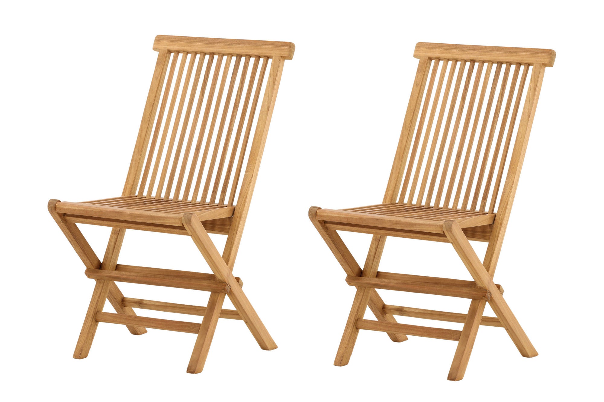 Venture Home Kenya Folding stol W/O Armrest 2-pack - Teak