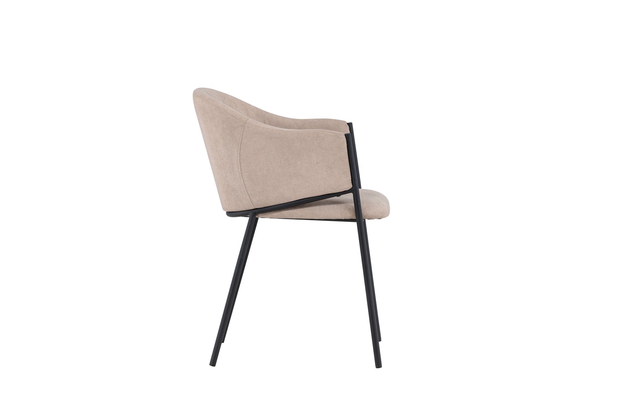 Venture Home Evelina Spisebordsstol 2-pack - Black / Beige