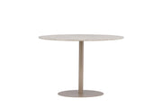 Venture Home Lycke spisebord ⌀110 - Beige / Marblelook