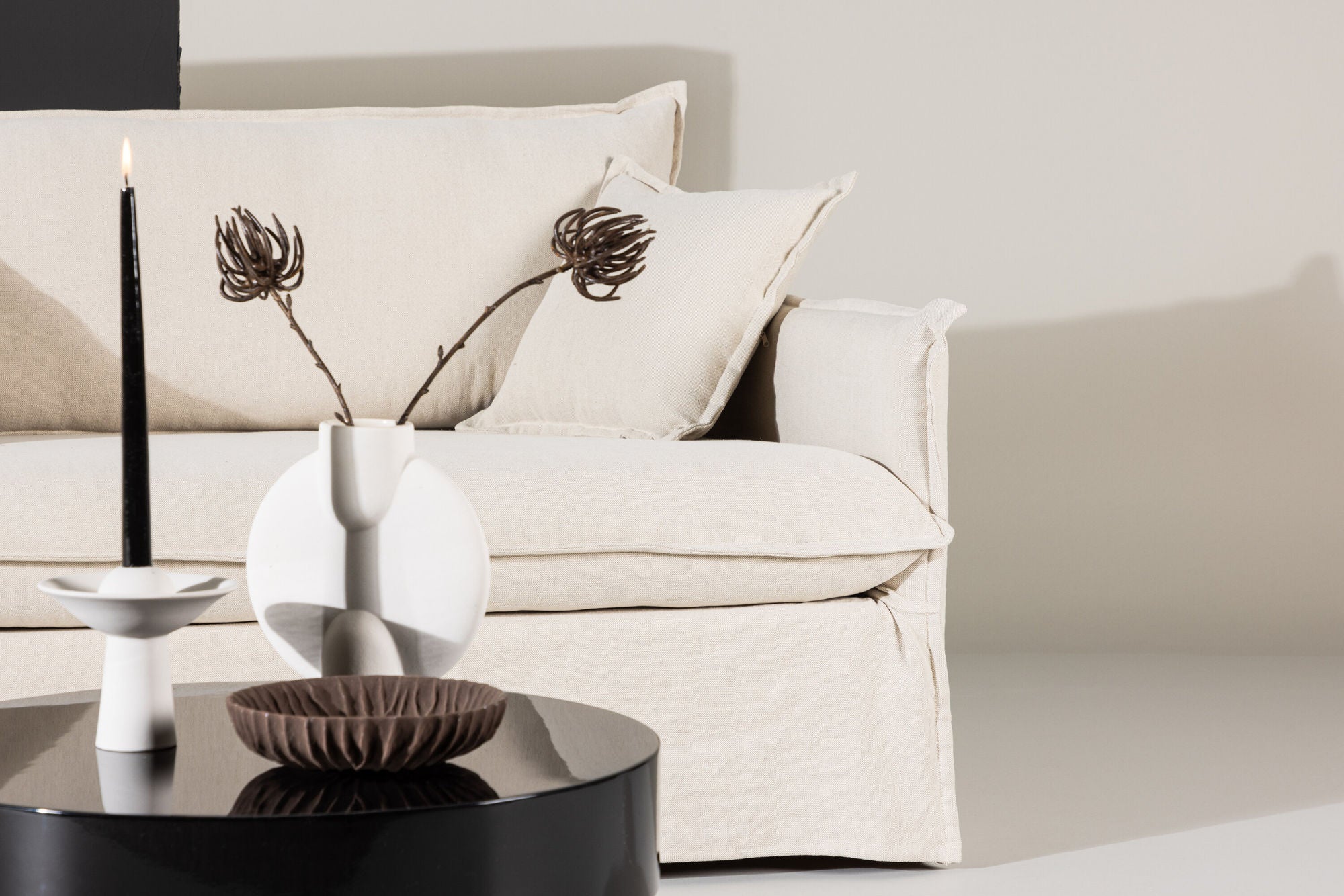 Venture Home Nova 4-seat Sofa - Beige Linen /