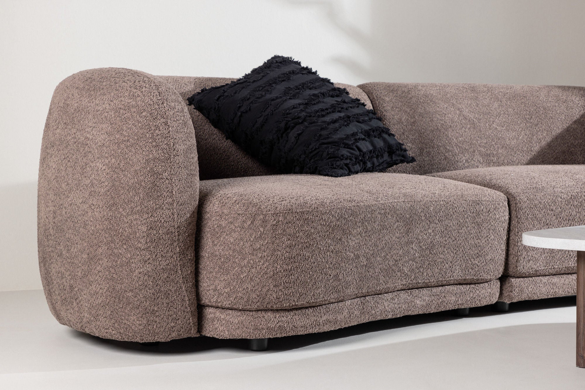 Venture Home Cielo 3-seat Sofa - Brown Boucle /