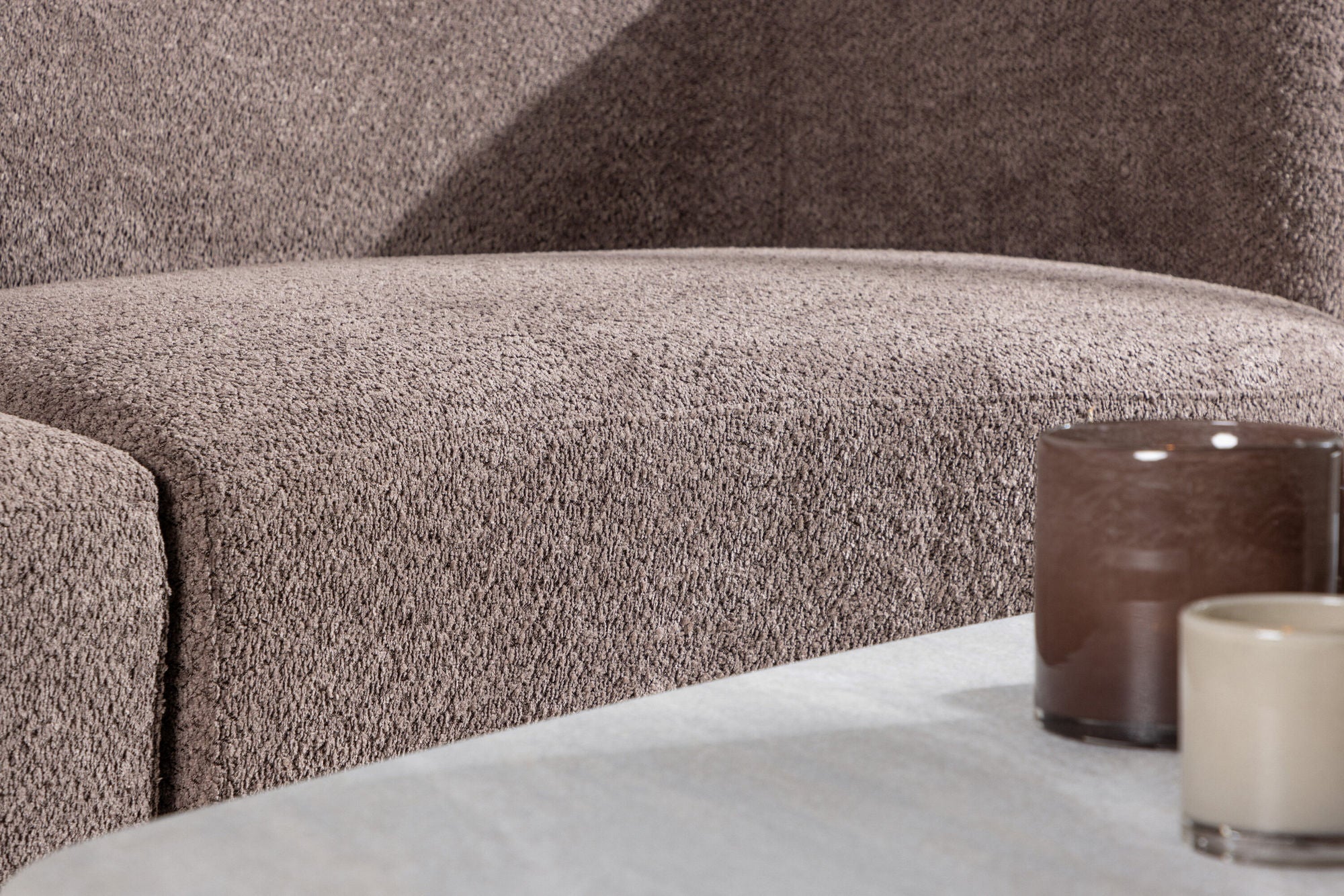 Venture Home Cielo 3-seat Sofa - Brown Boucle /