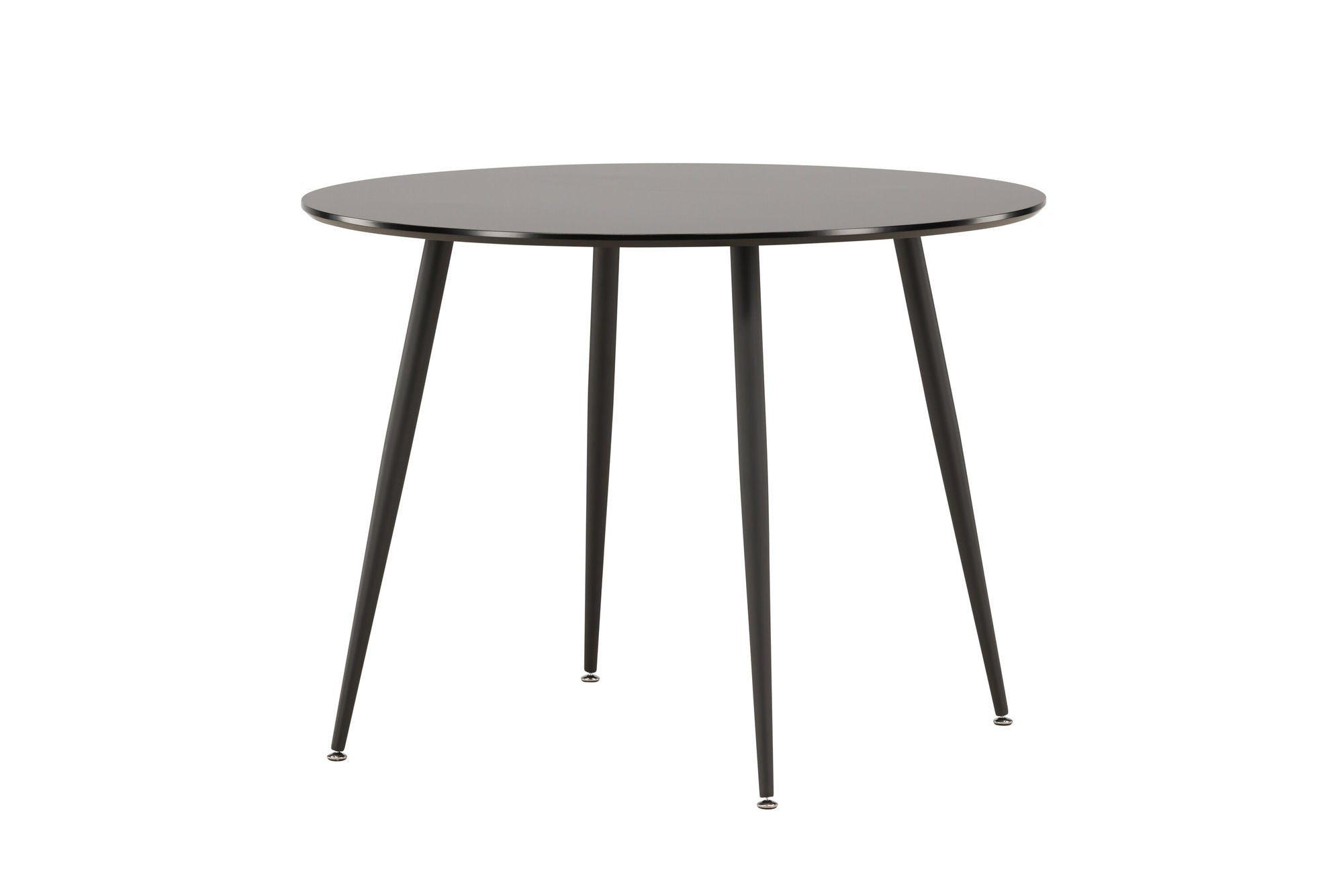 Venture Home Plaza Runt Matbord - Svart / Svart - ø100*H75