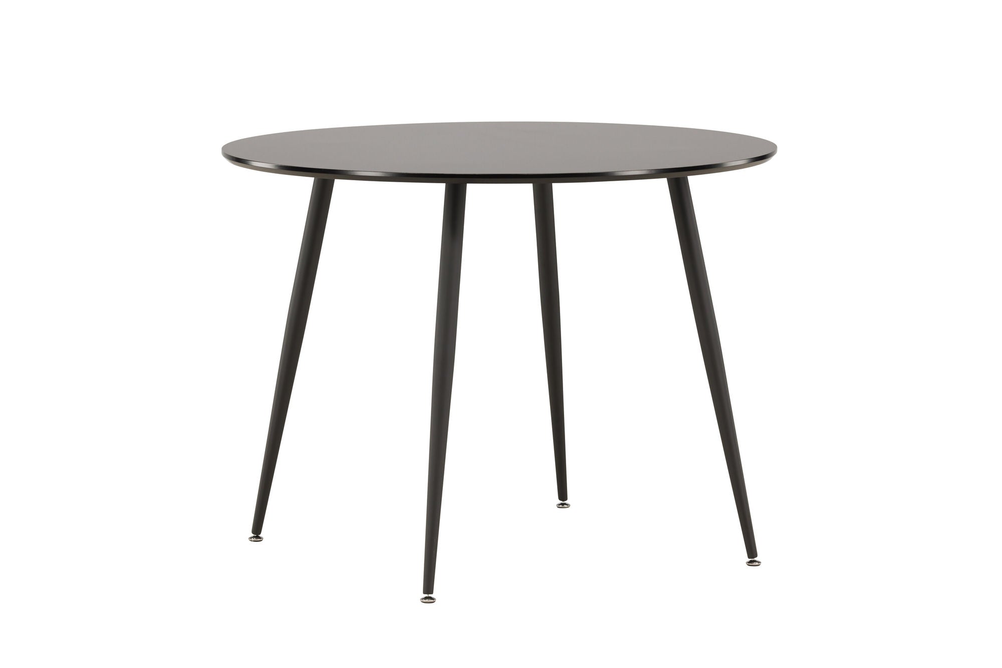 Venture Home Plaza Runt Matbord - Svart / Svart - ø100*H75