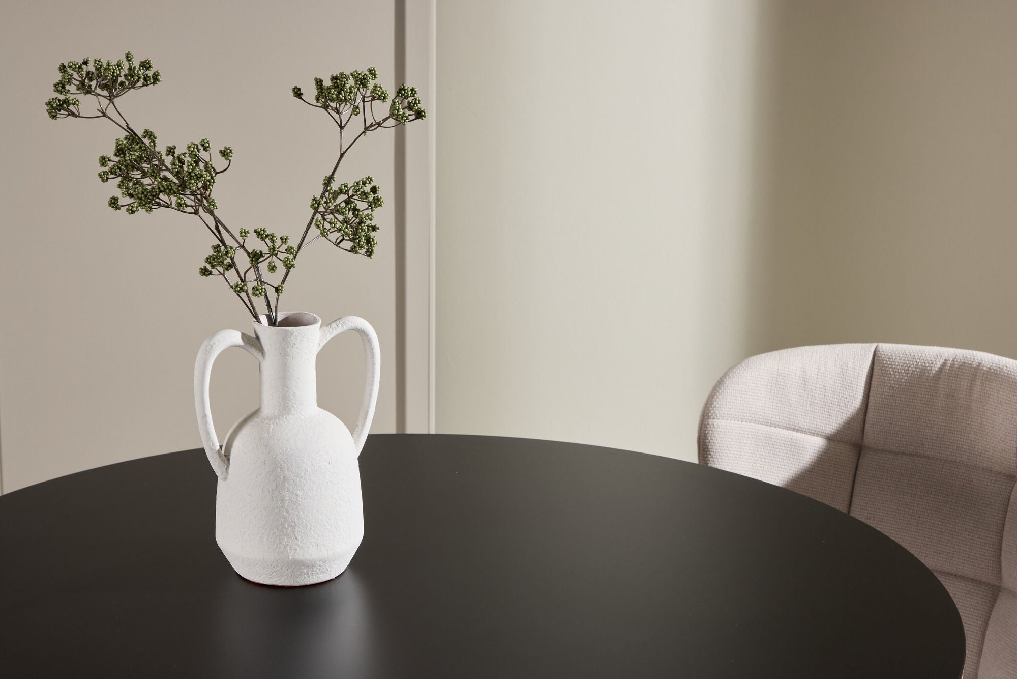Venture Home Plaza Runt Matbord - Svart / Svart - ø100*H75