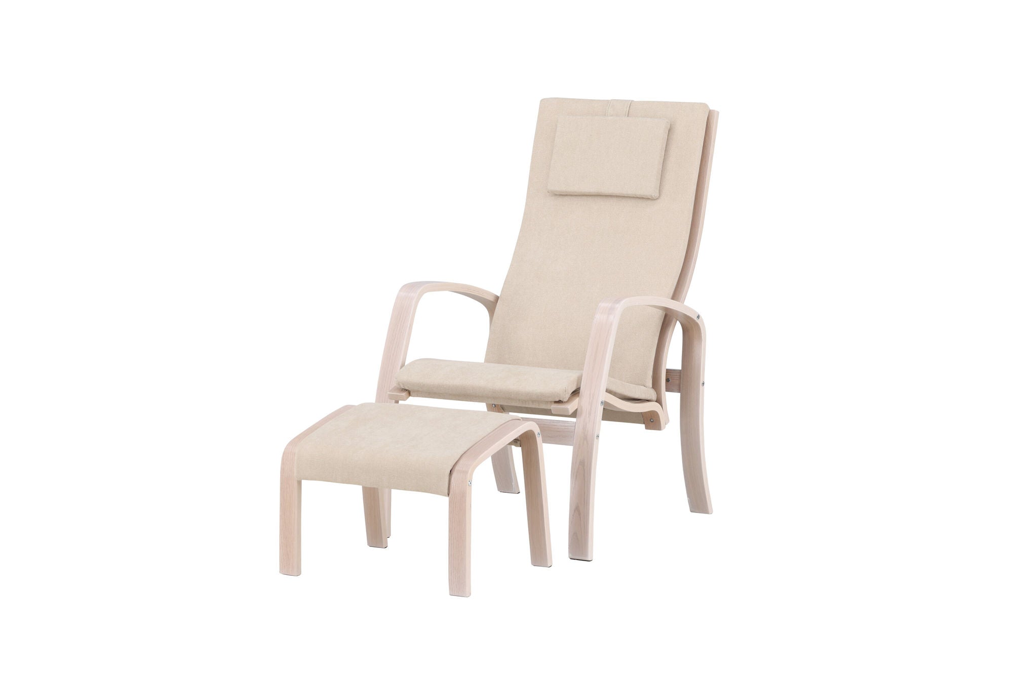 Venture Home Grötö Lounge stol - Oak Veneer / Beige