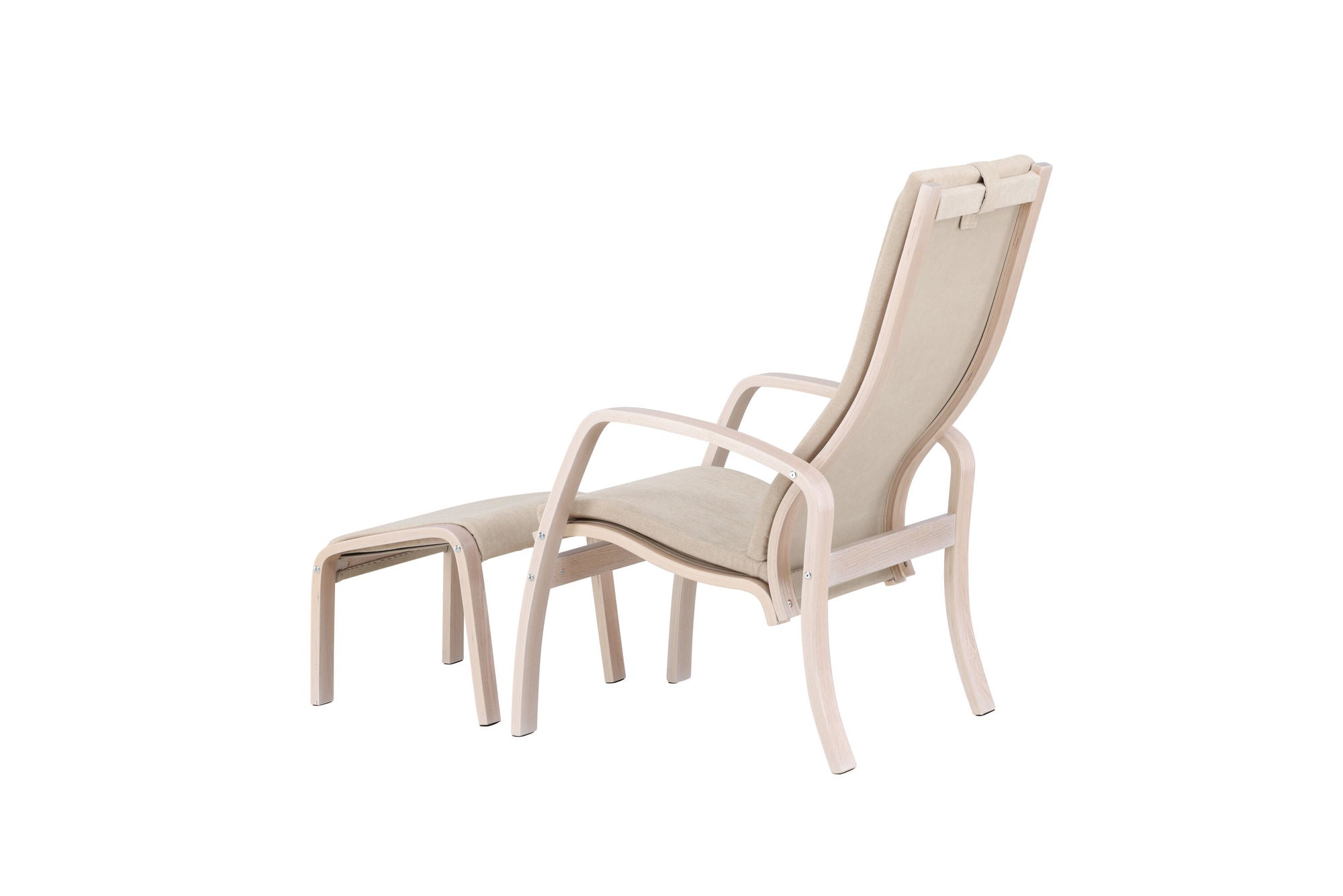 Venture Home Grötö Lounge stol - Oak Veneer / Beige