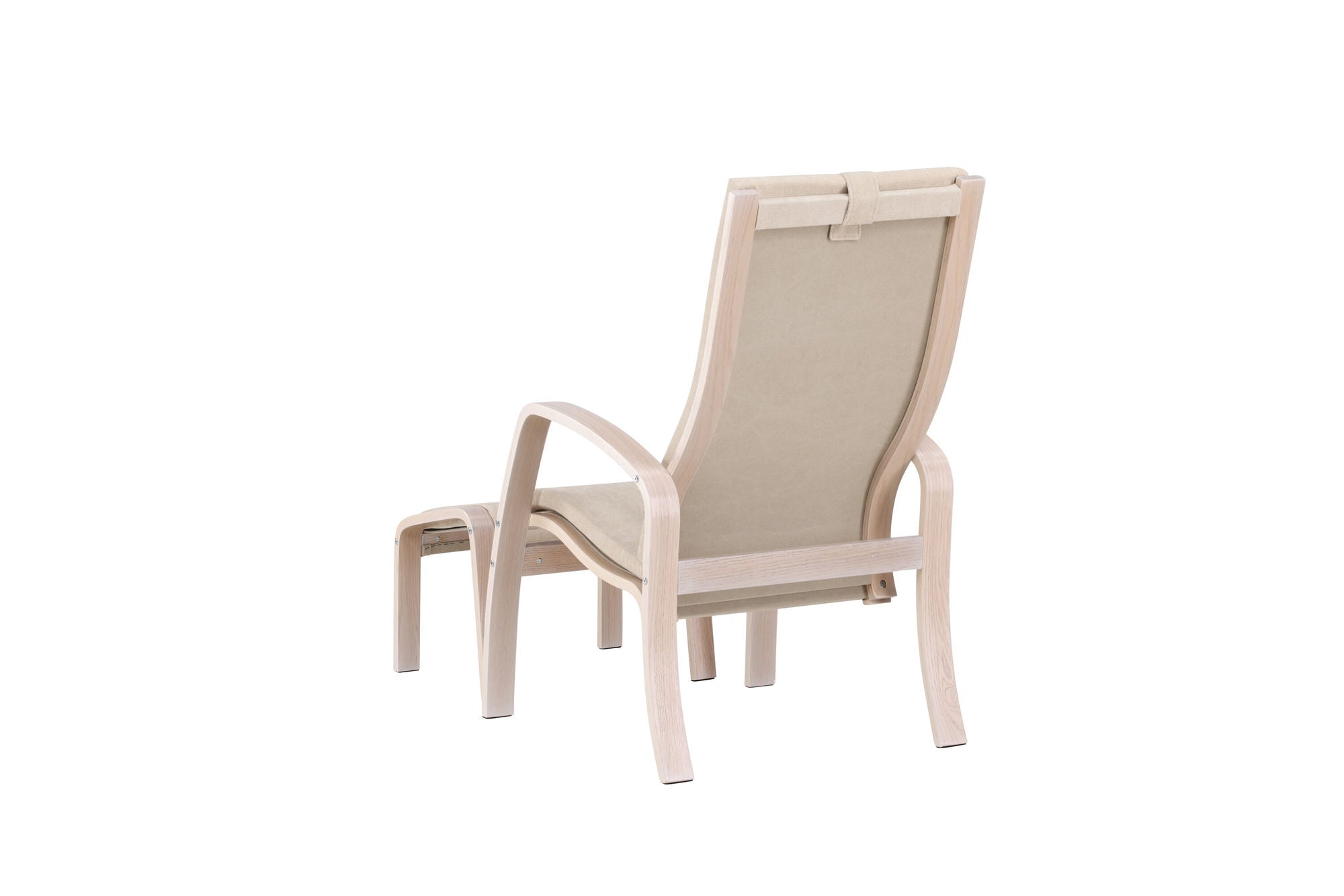 Venture Home Grötö Lounge stol - Oak Veneer / Beige