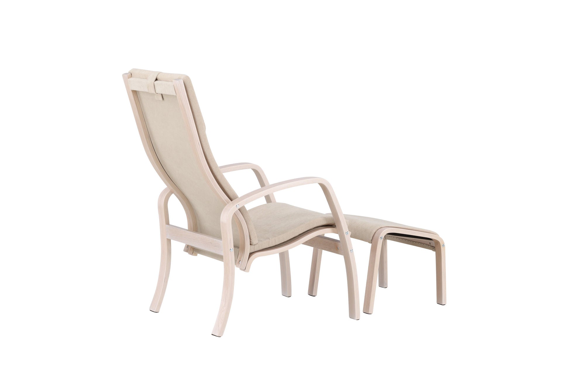 Venture Home Grötö Lounge stol - Oak Veneer / Beige