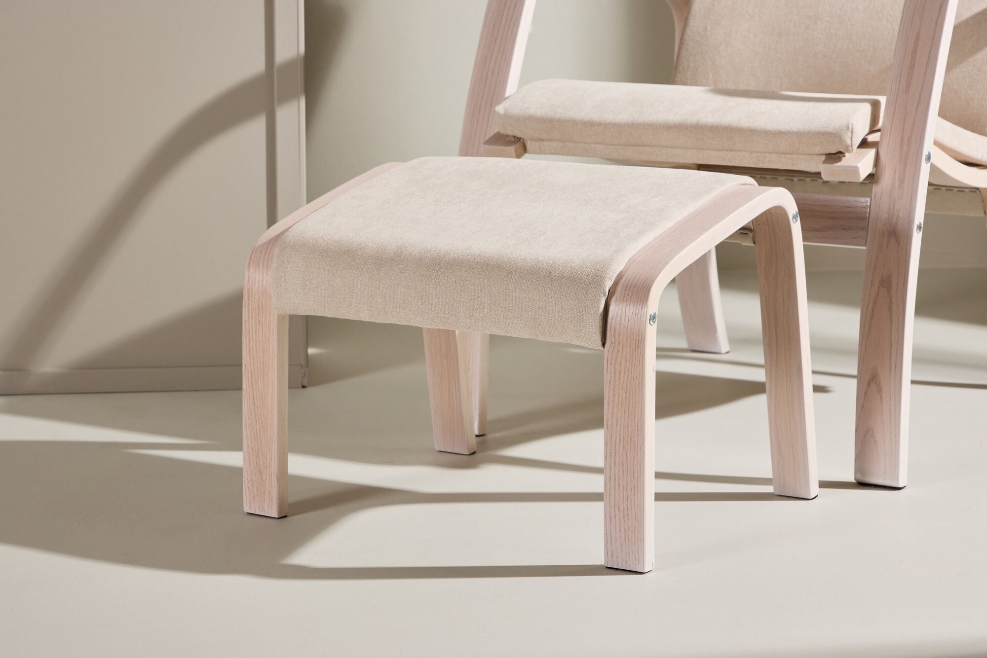 Venture Home Grötö Lounge stol - Oak Veneer / Beige