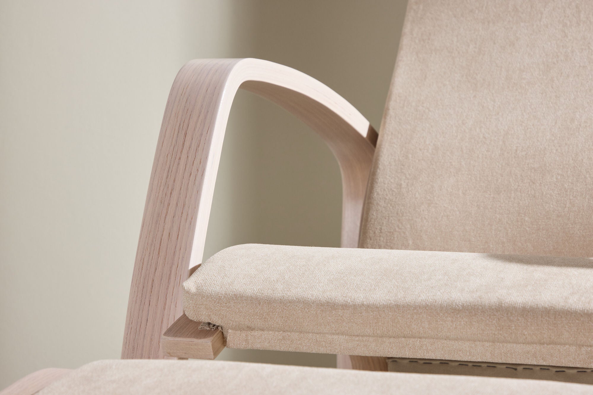 Venture Home Grötö Lounge stol - Oak Veneer / Beige