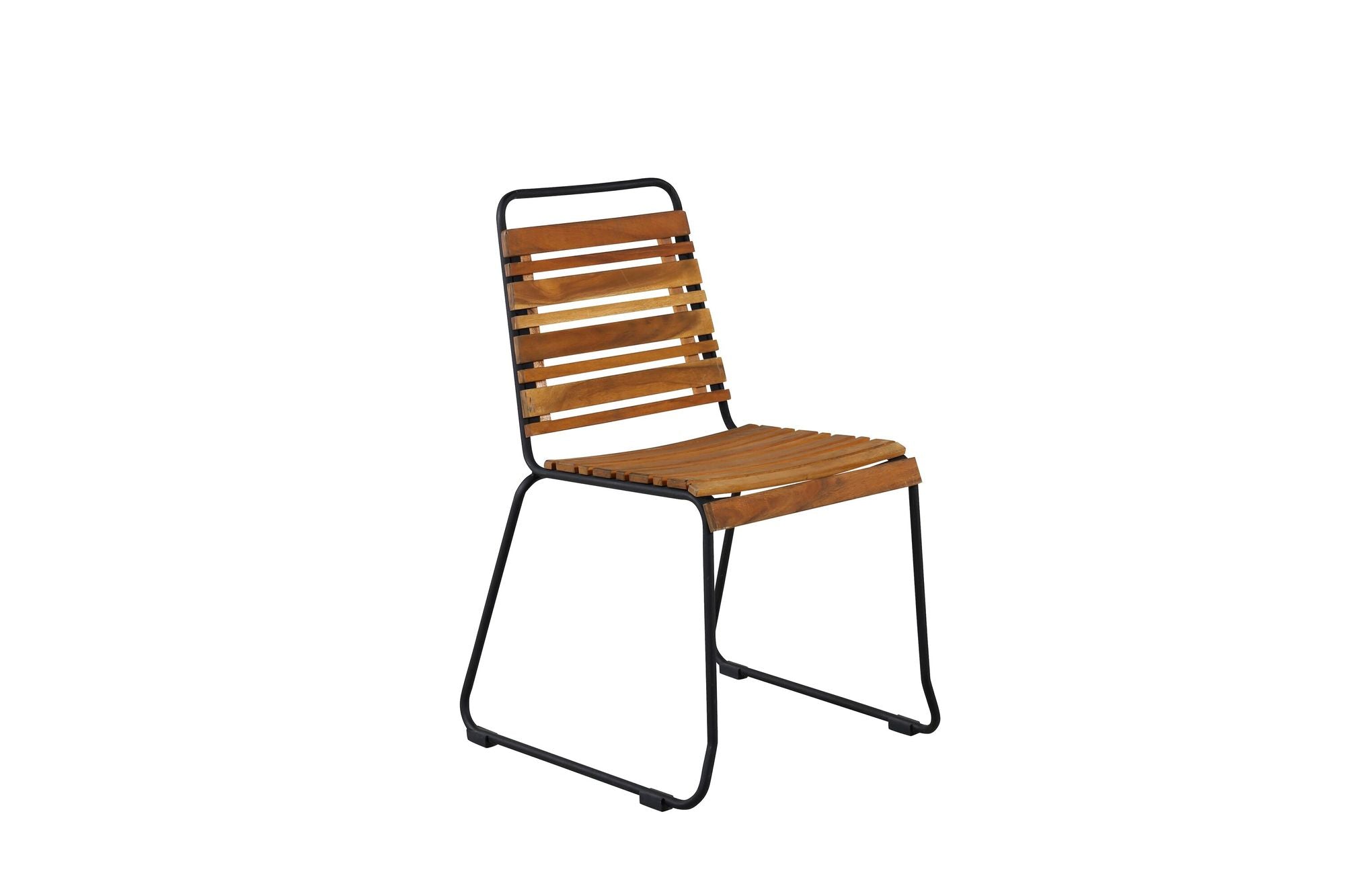 Venture Home Bois Spisebordsstol 2-pack - Black Alu / Acacia