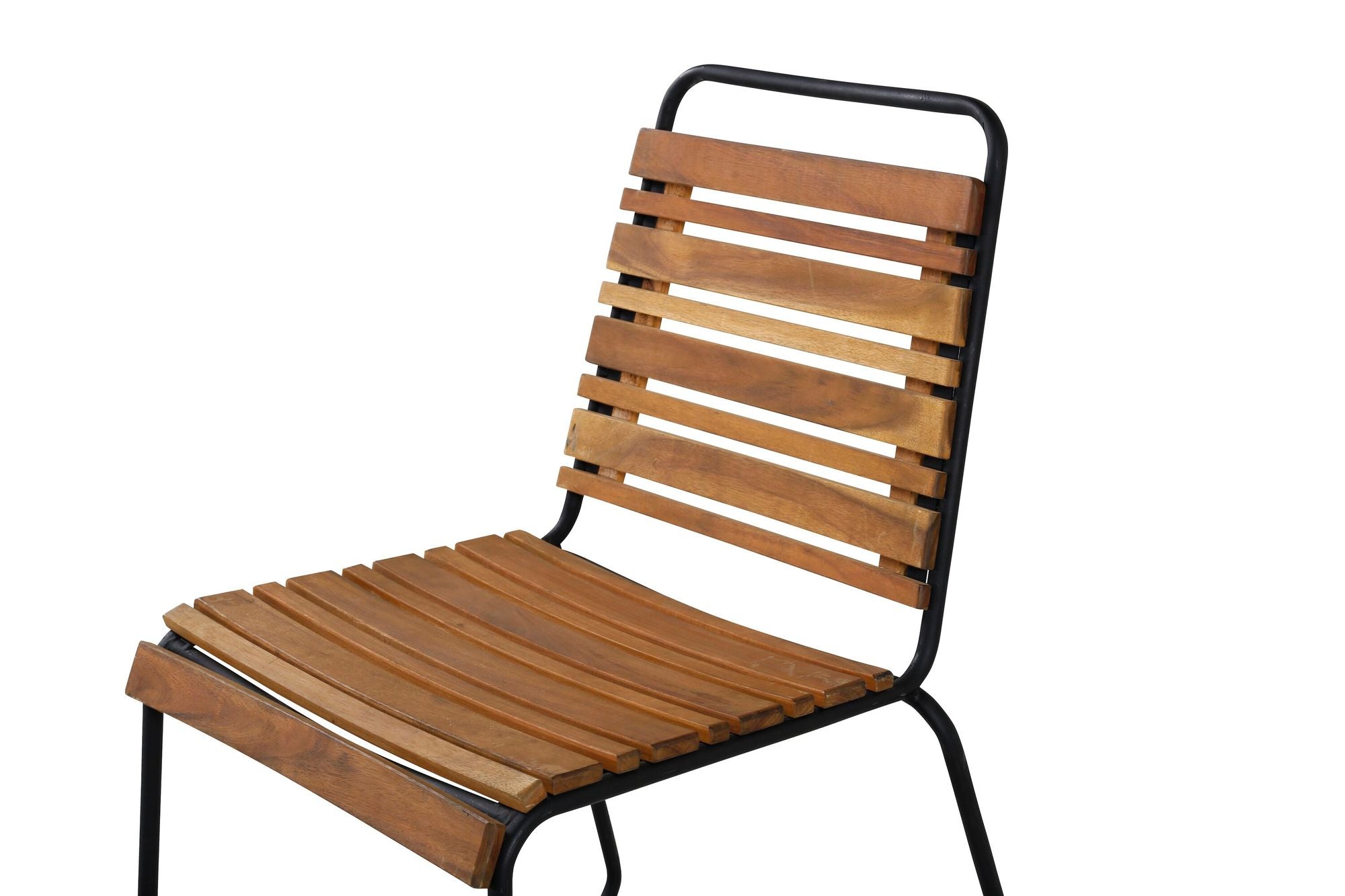 Venture Home Bois Spisebordsstol 2-pack - Black Alu / Acacia