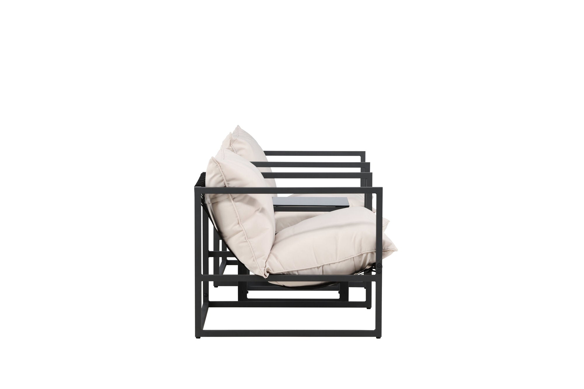 Venture Home Messina Lounge Set - Black/Beige