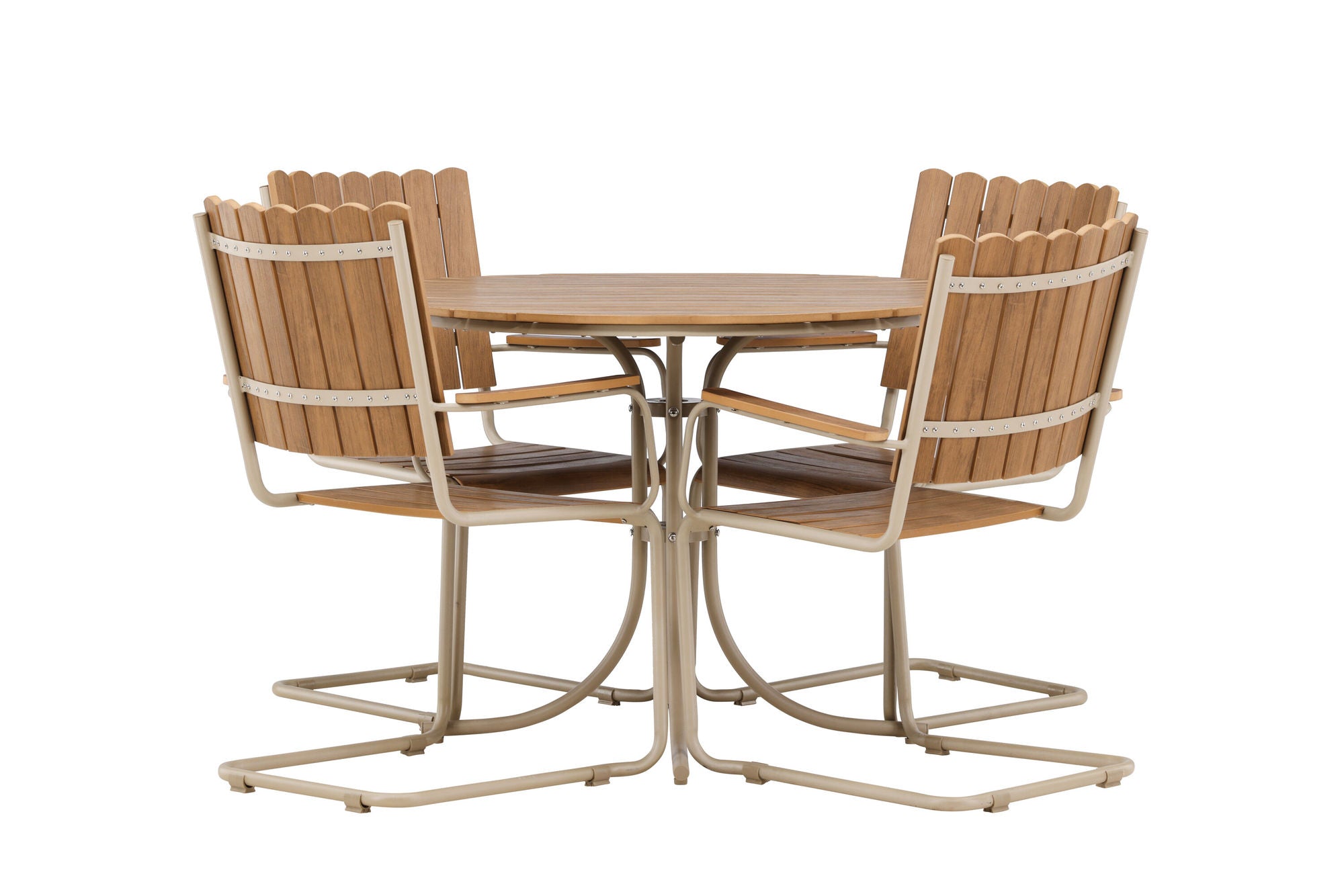 Venture Home Holmsund Dining Set - Beige / Polywood